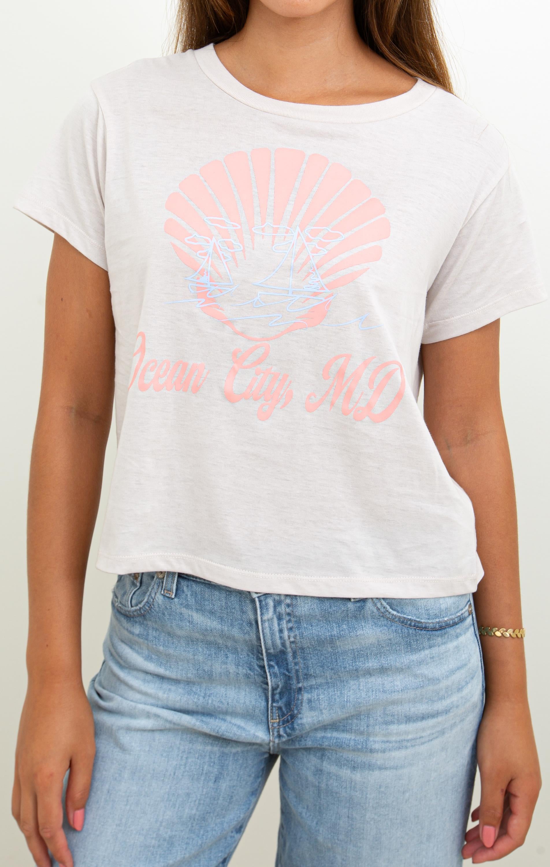 OC Shell Sail Boats Tee