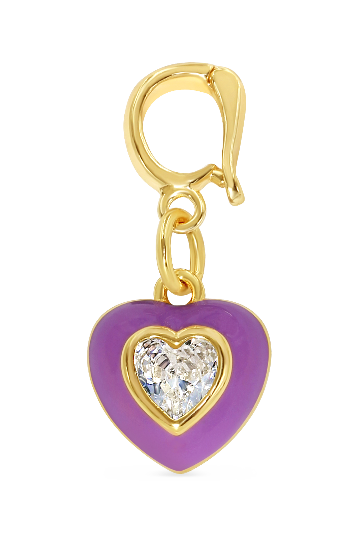 Charm Shop Violet Heart Charm