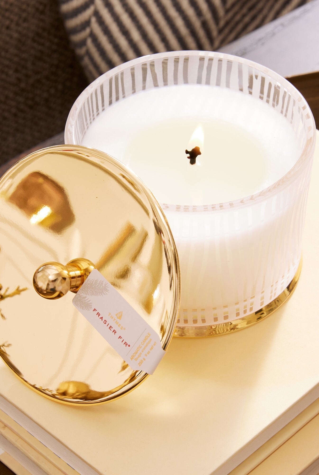 Frasier Fir Medium Poured Candle Frosted