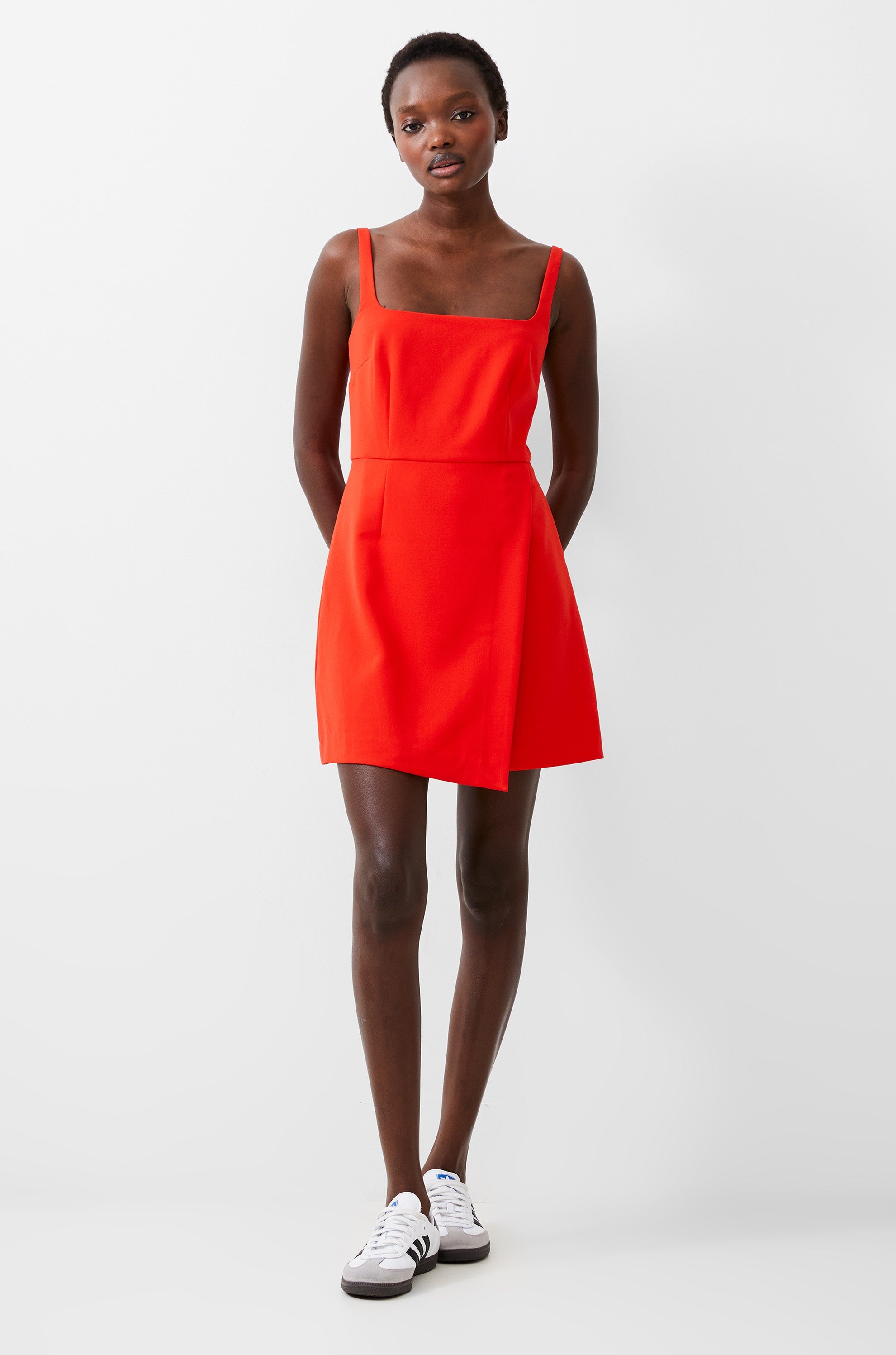 Whisper Strappy Envelope Skirt Dress