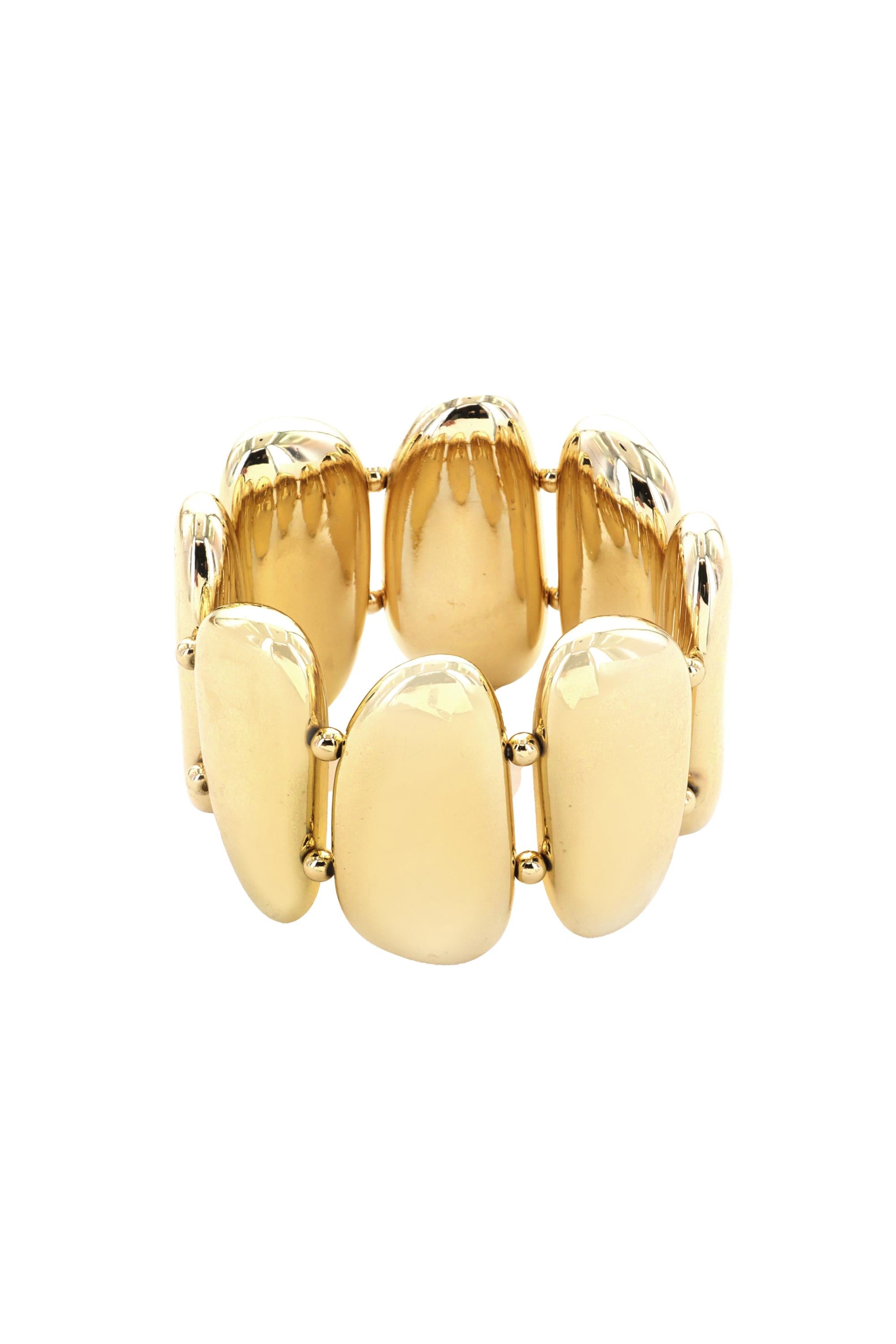 Abstract Stretch Cuff Bracelet