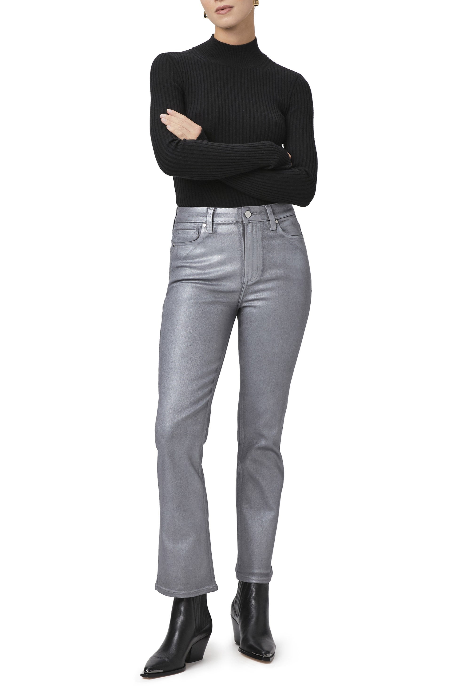 Claudine In Silver Shimmer Luxe Coating