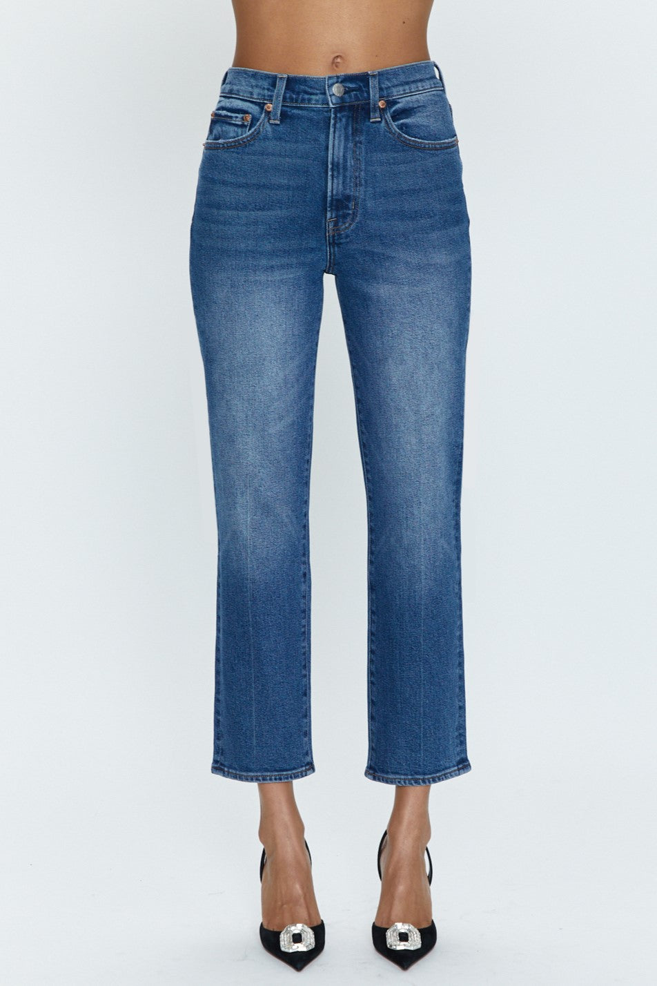 Charlie - High Rise Classic Straight Ankle