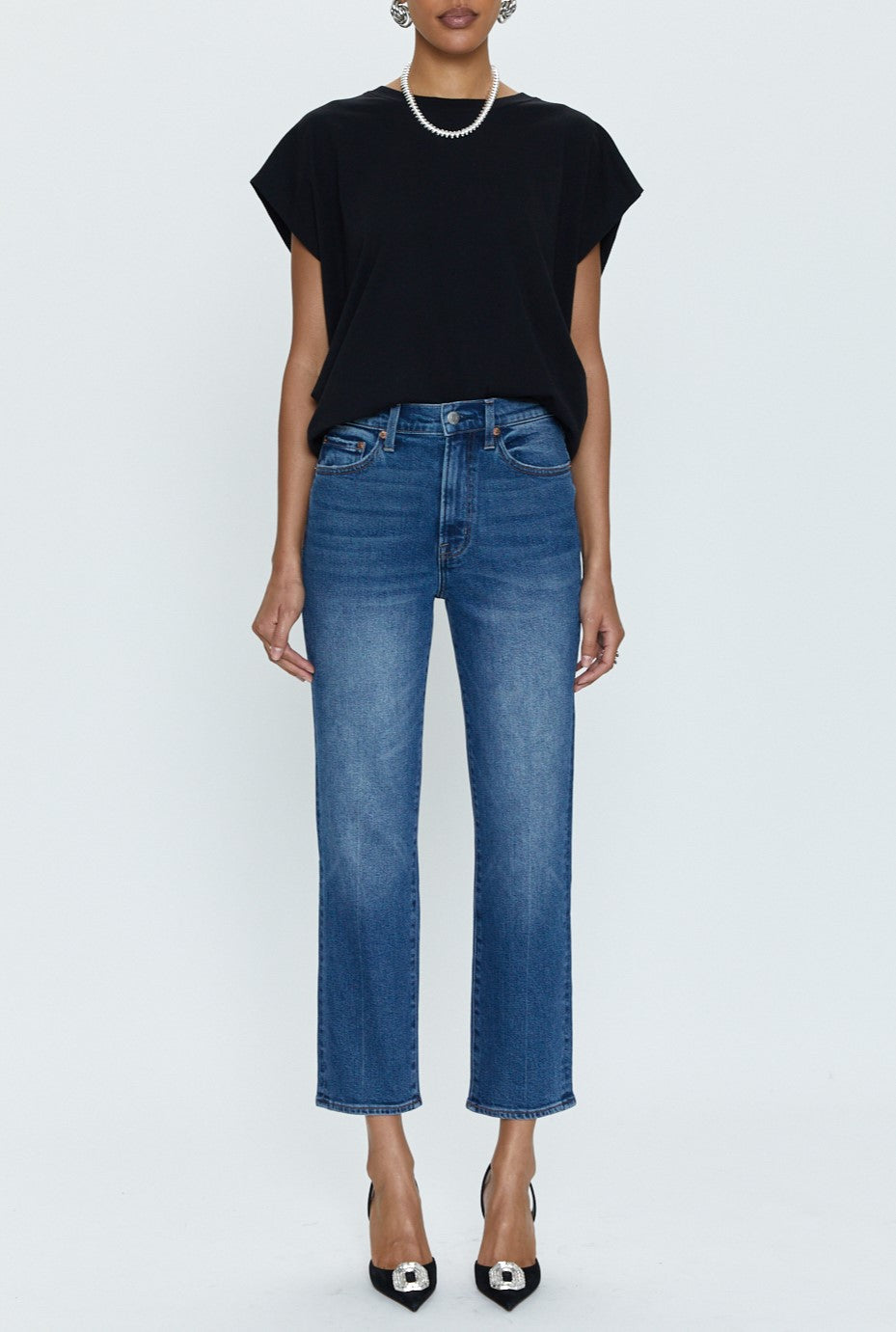 Charlie - High Rise Classic Straight Ankle