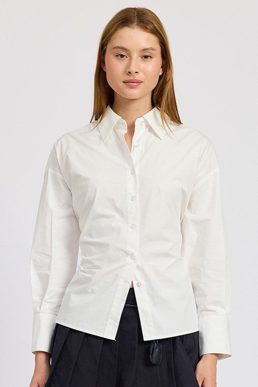 Kindra Button Up Top