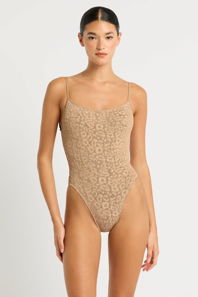 Oat Leopard Low Palace One Piece