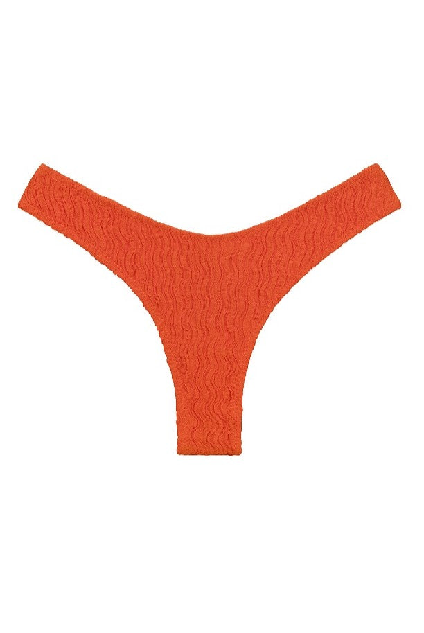 Tangerine Lulu (Zig-Zag Stitch) Bikini Bottom