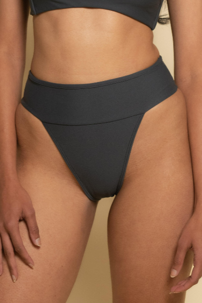 Charcoal Tamarindo Binded Bikini Bottom