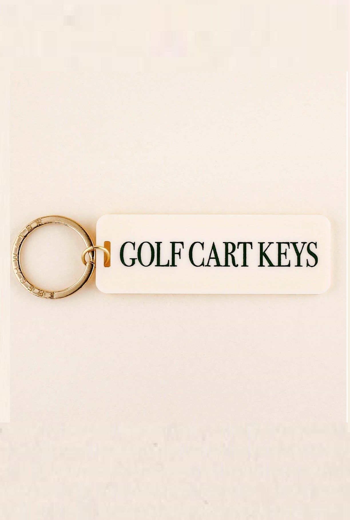 Golf Cart Keys Keychain