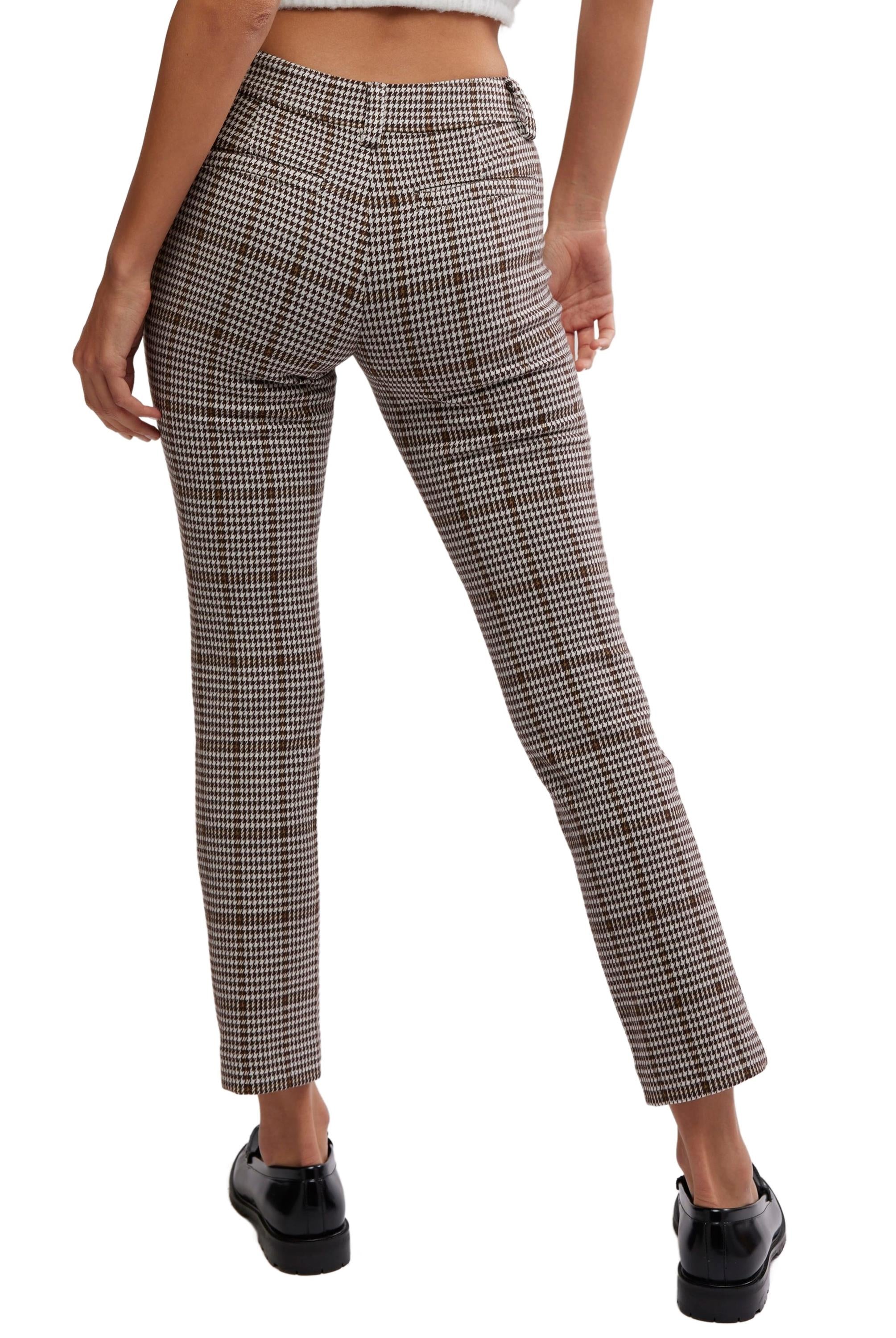 Molly Plaid Slim Pant