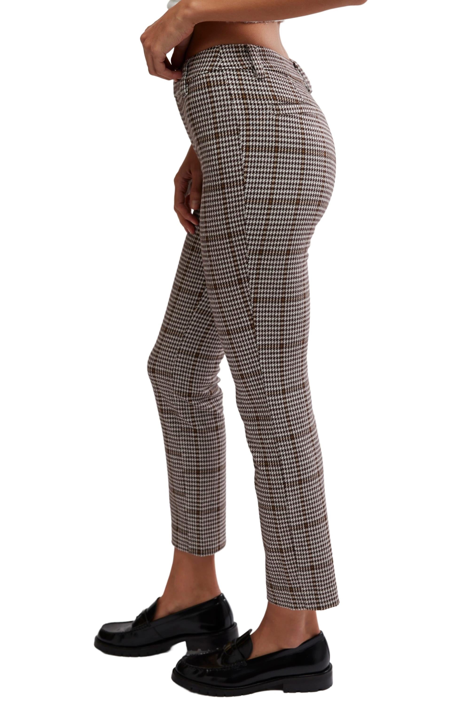 Molly Plaid Slim Pant