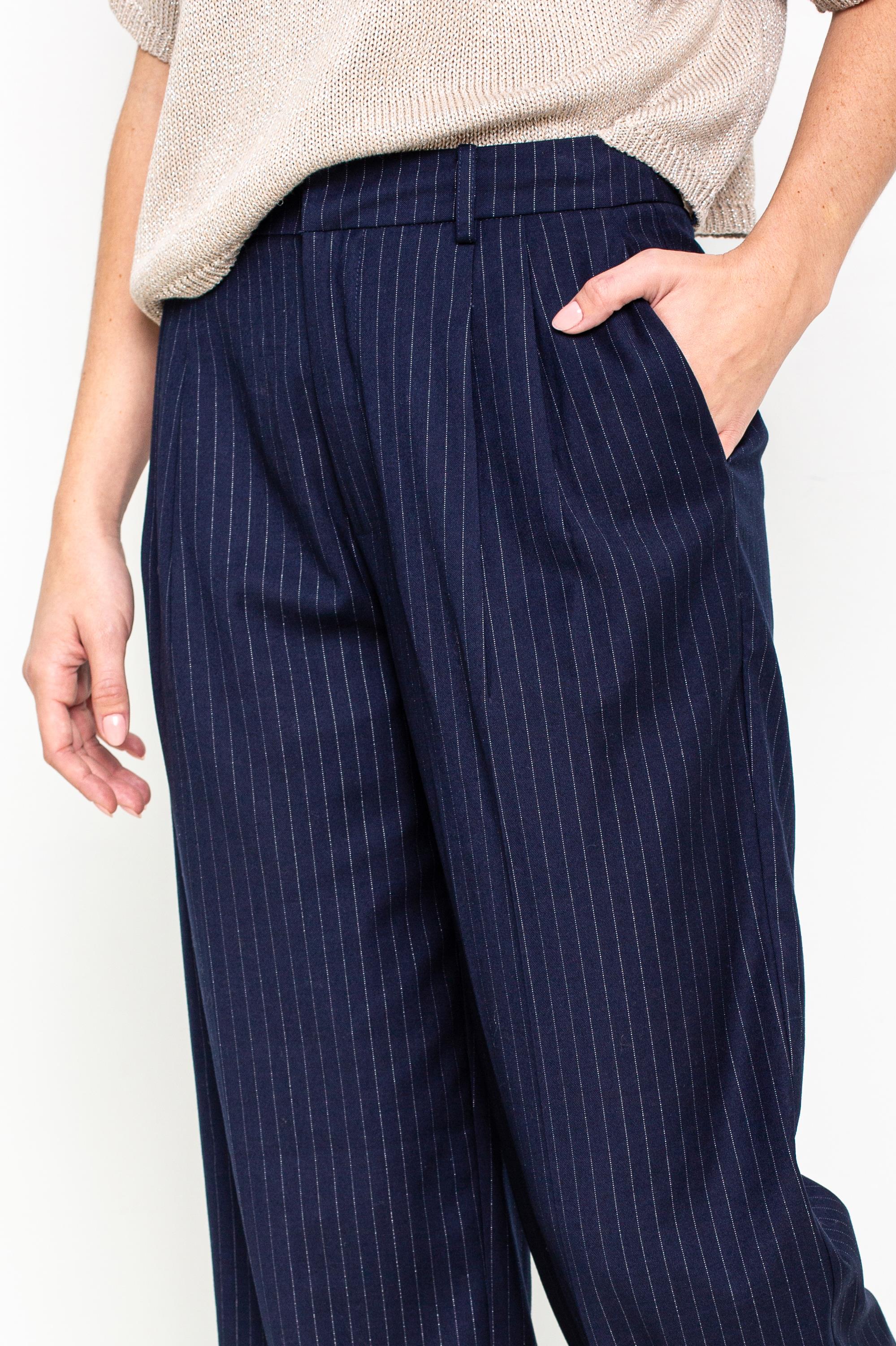 Lurex Stripe Trouser