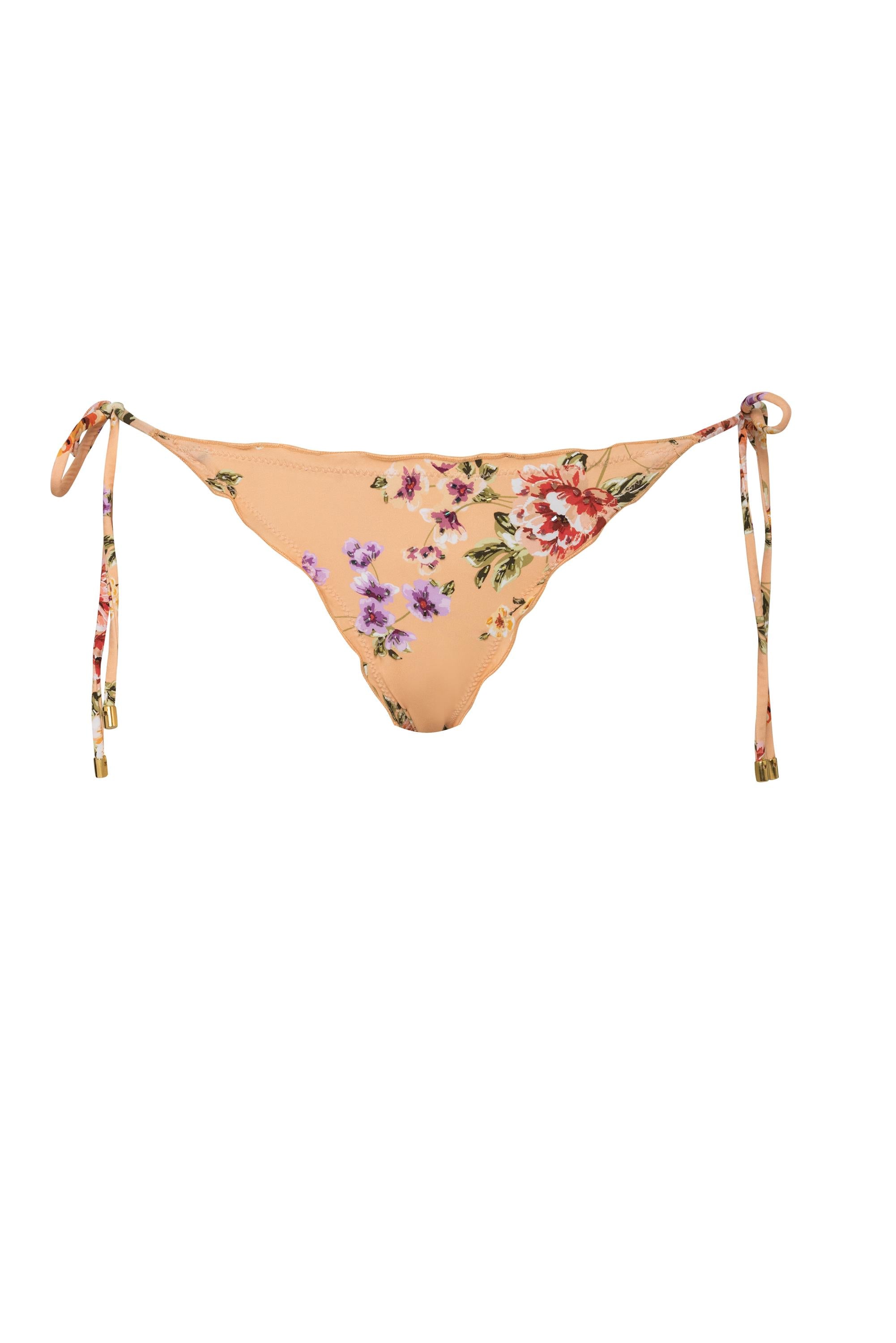 Bahia Embroidered Lettuce Edge Tie Tenny