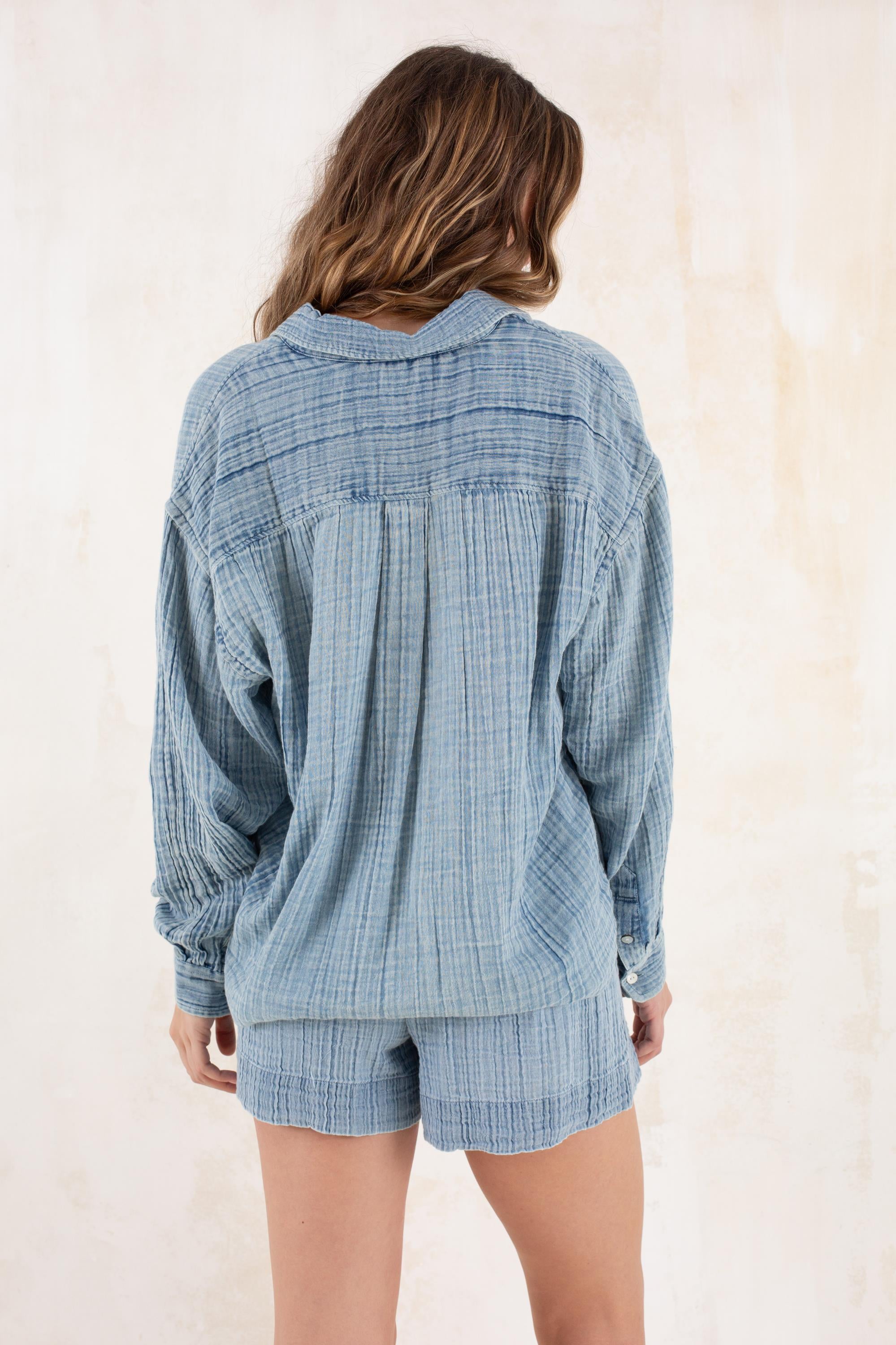 Dune Cotton Gauze Relaxed Shirt