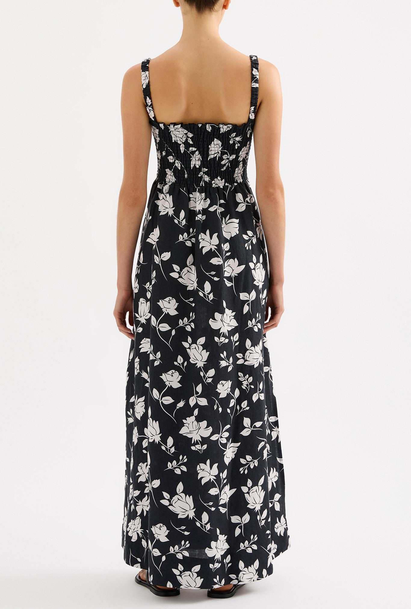 Alba Linen Maxi Dress