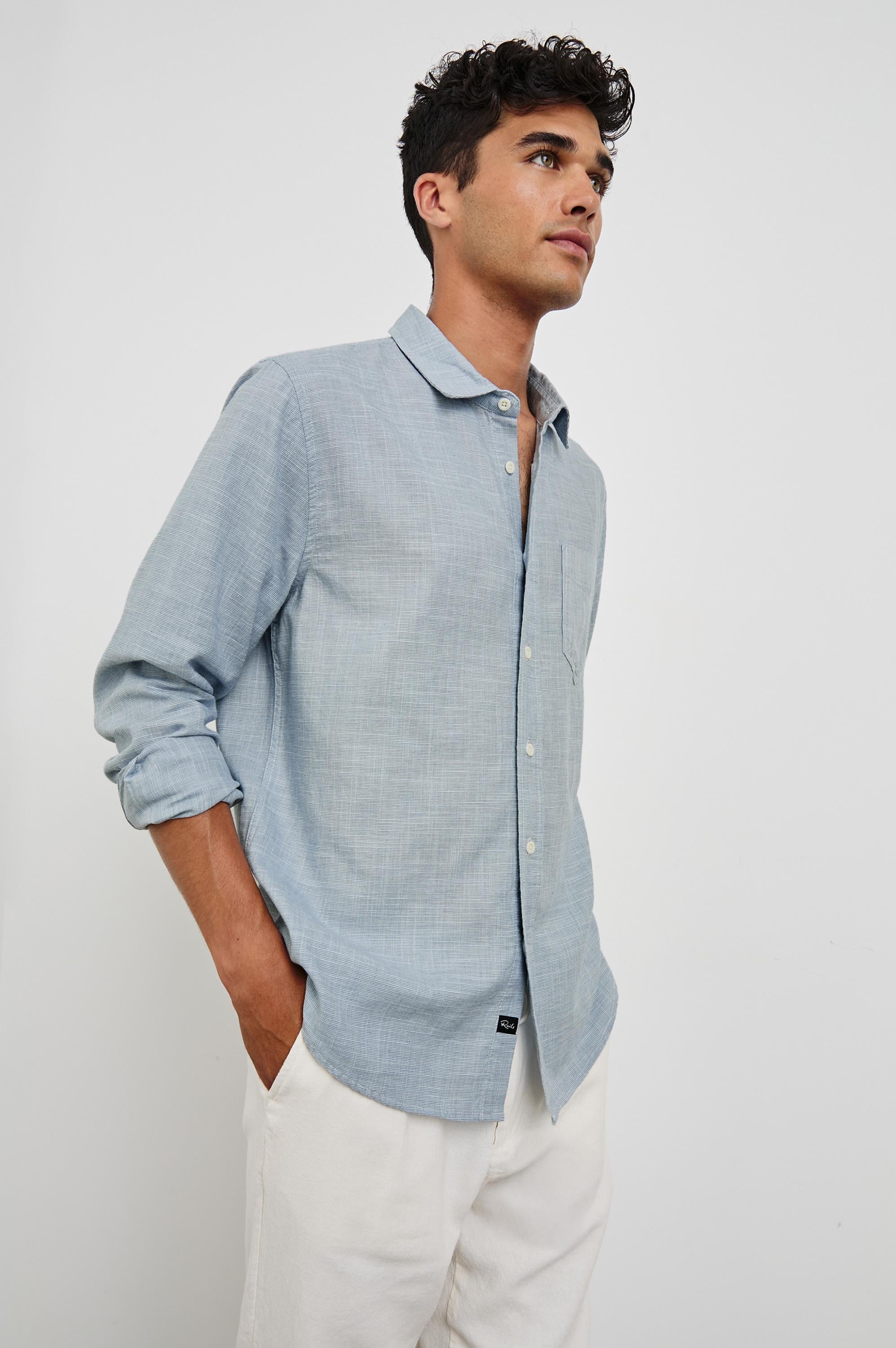 Wyatt Long Sleeve 1 Pocket Shirt