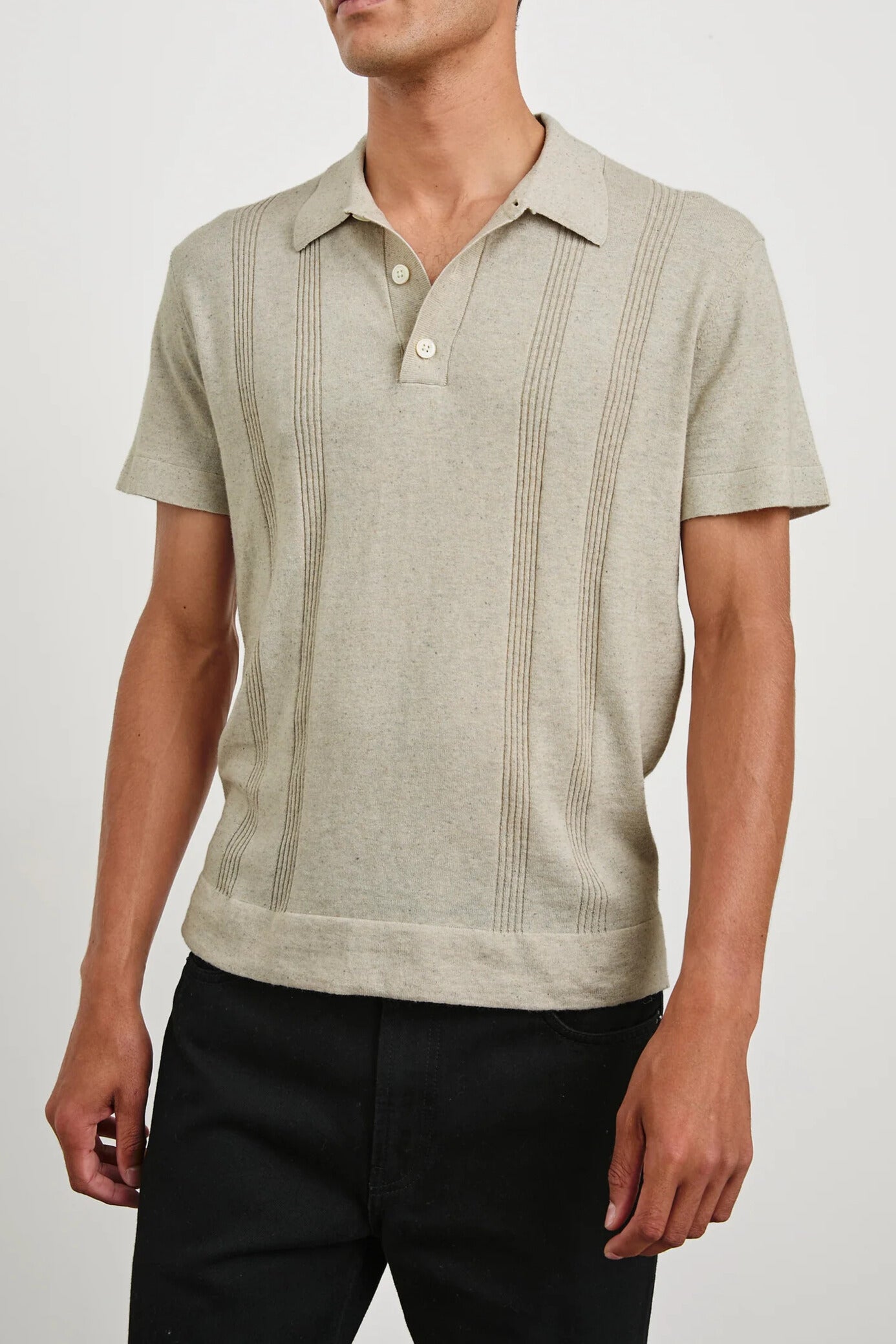 Cillian Short Sleeve Knit Polo