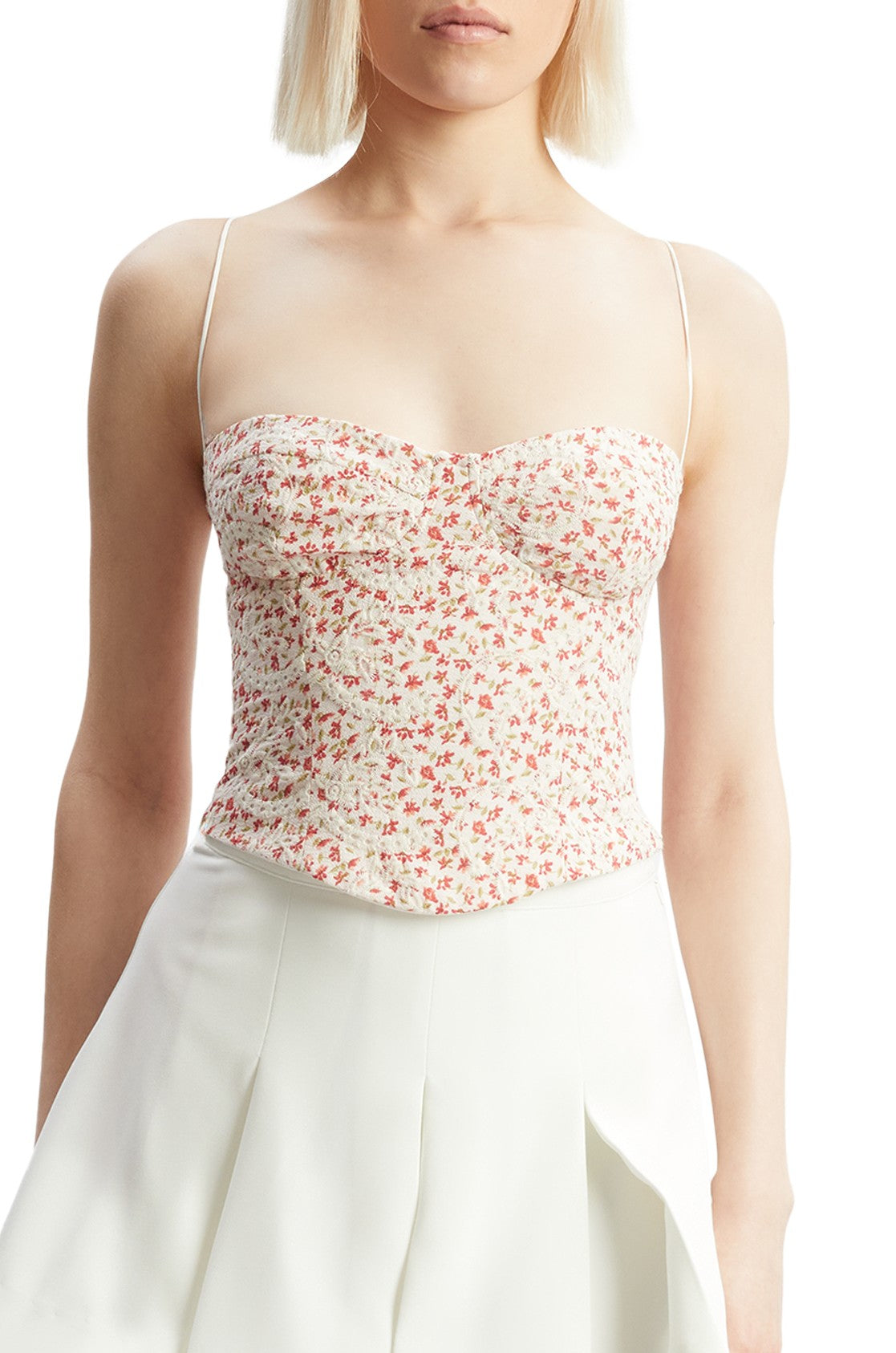 Estie Embroidered Corset Top