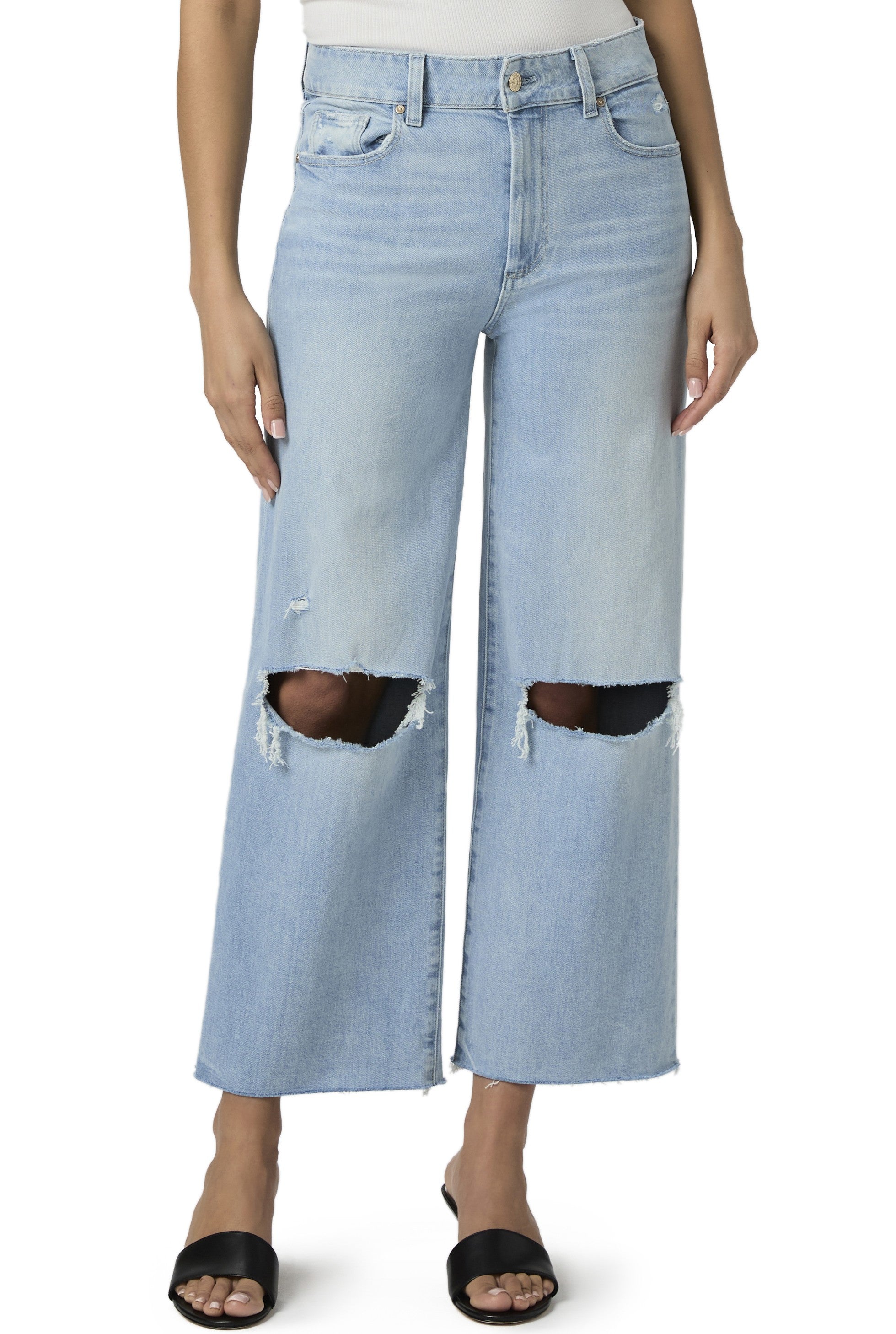 Sasha Ankle W/ Raw Hem - Maeve Destructe