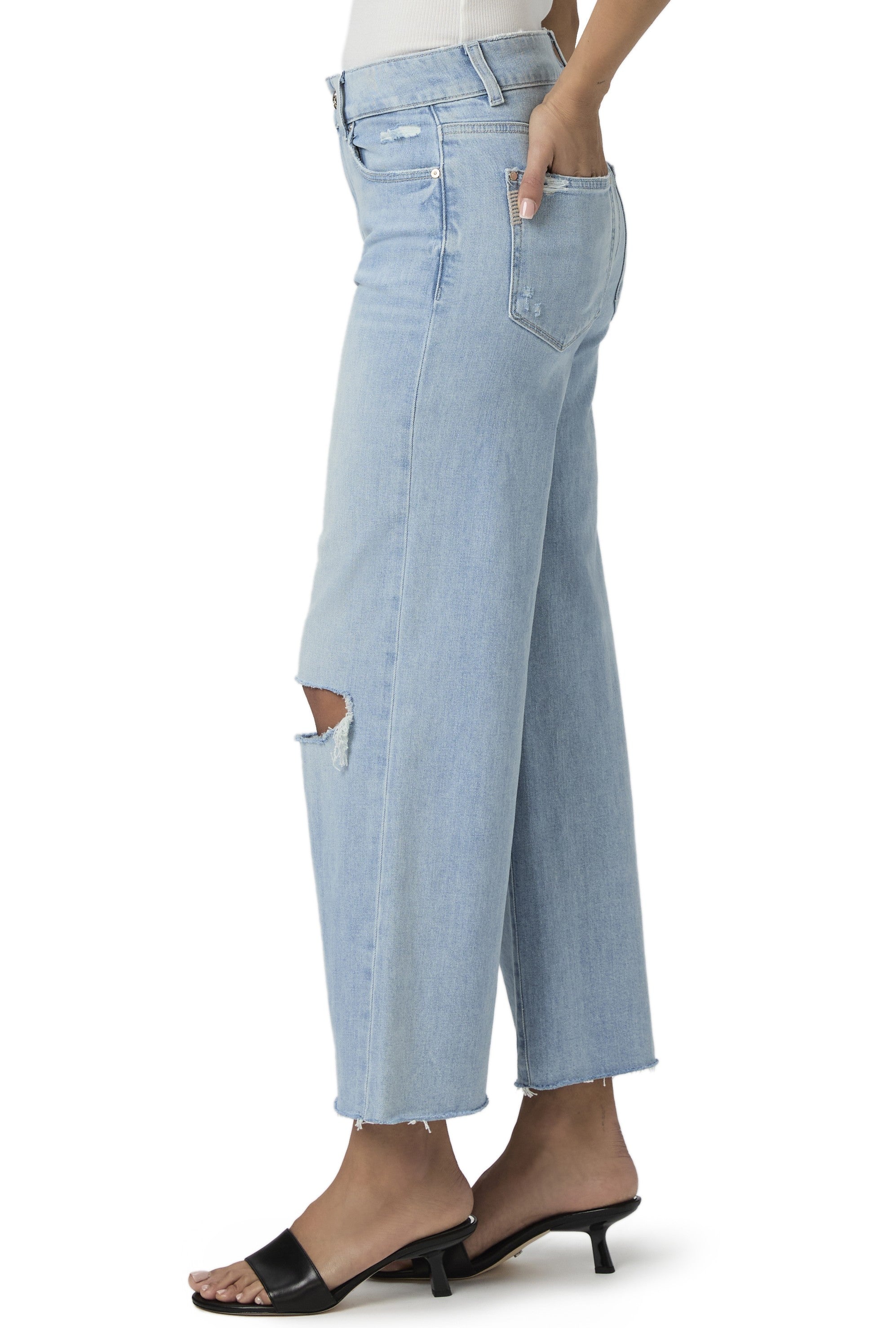 Sasha Ankle W/ Raw Hem - Maeve Destructe