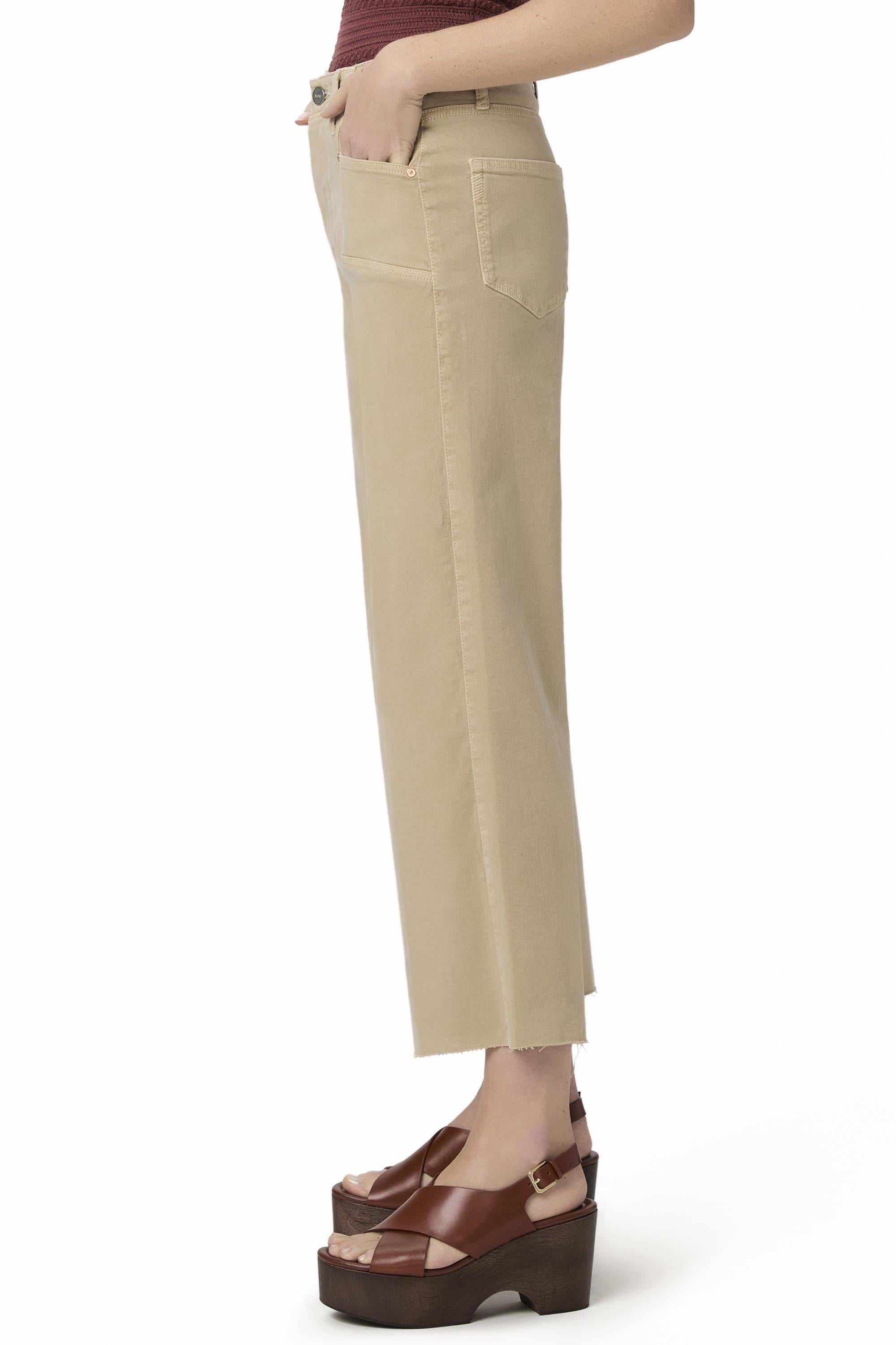 Anessa W/ Set In Pockets + Raw Hem - Vin