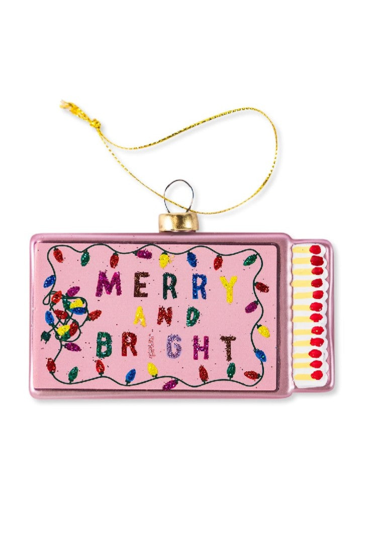 Merry & Bright Matchbook Ornament