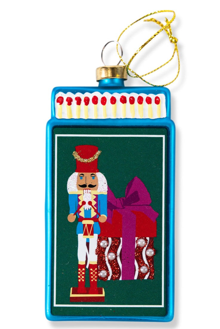Nutcracker Matchbook Ornament