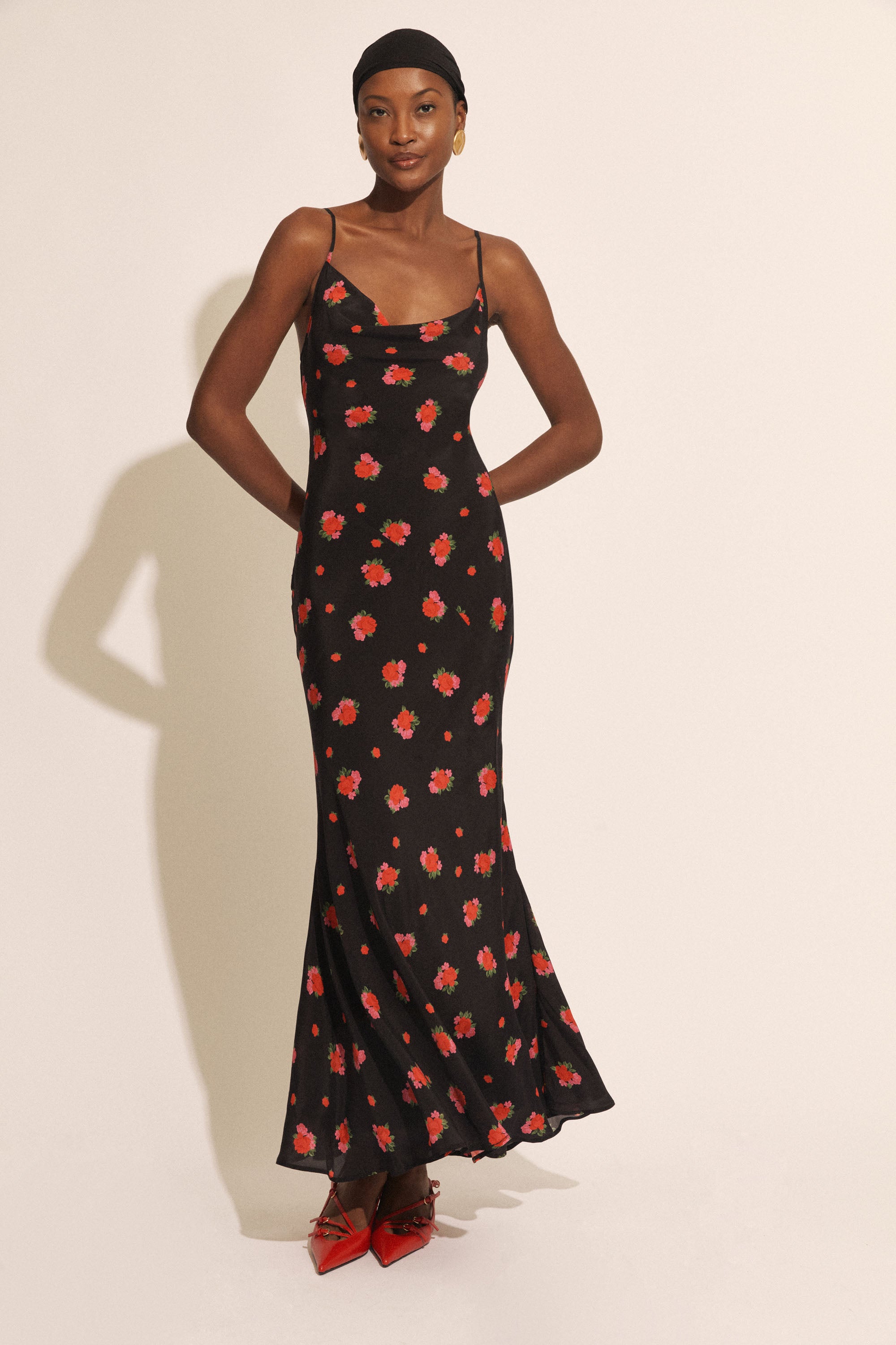 Bardot Monroe Cowl Neck Maxi Dress Black Fl Bardot Monroe Cowl Neck Maxi Dress Black Fl