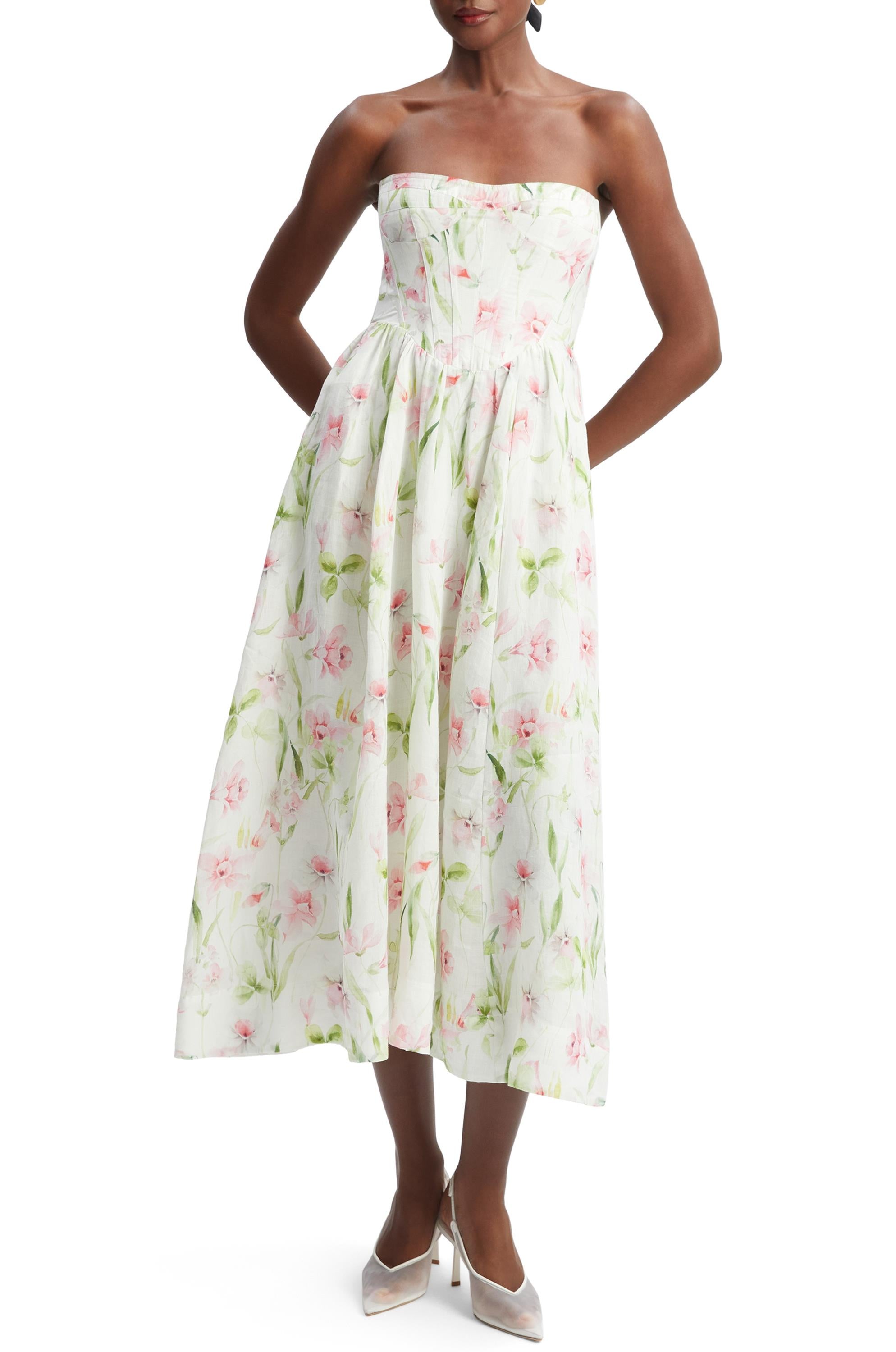 Lola Corset Midi Dress