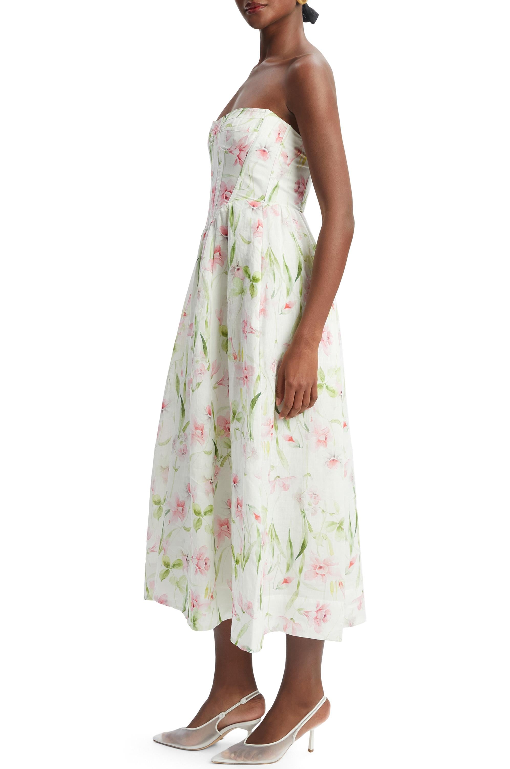 Lola Corset Midi Dress