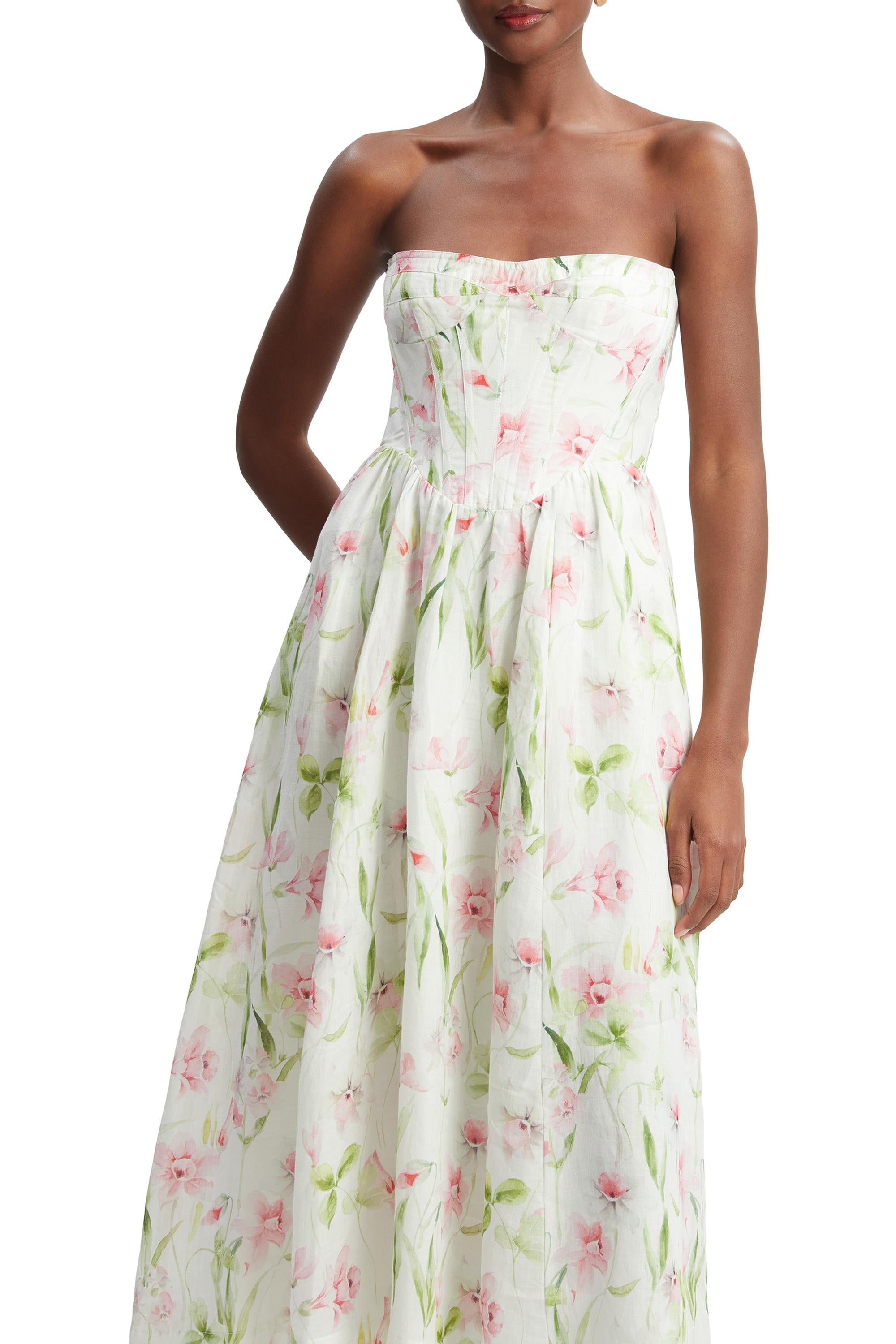 Lola Corset Midi Dress