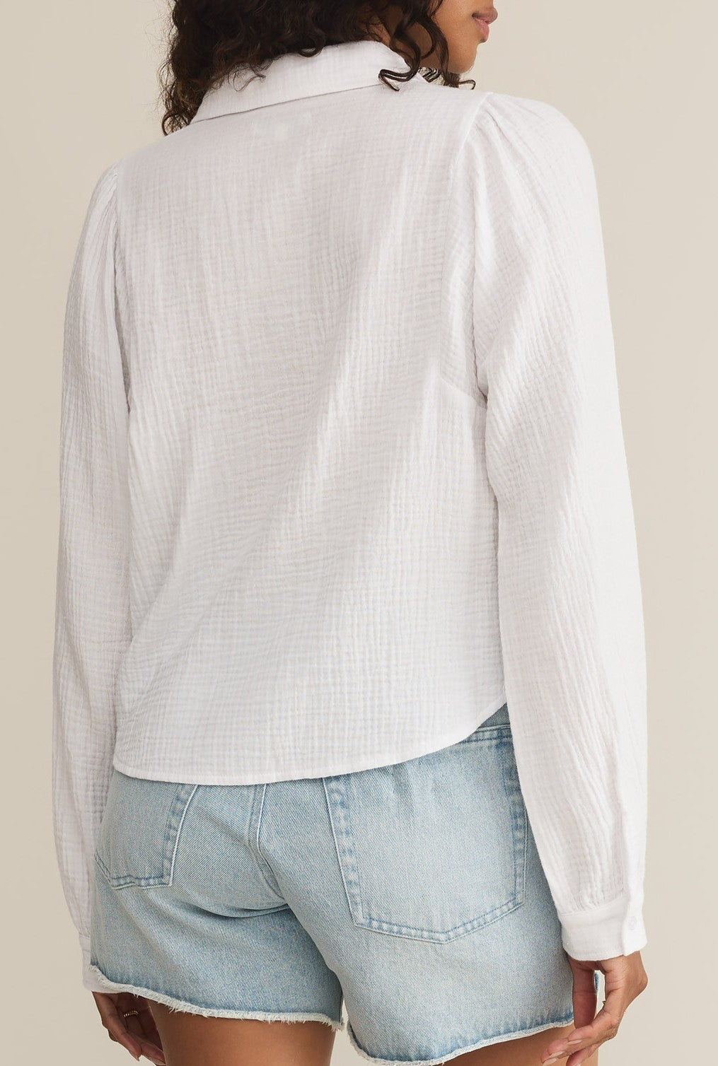 Campo Button Up Guaze Top