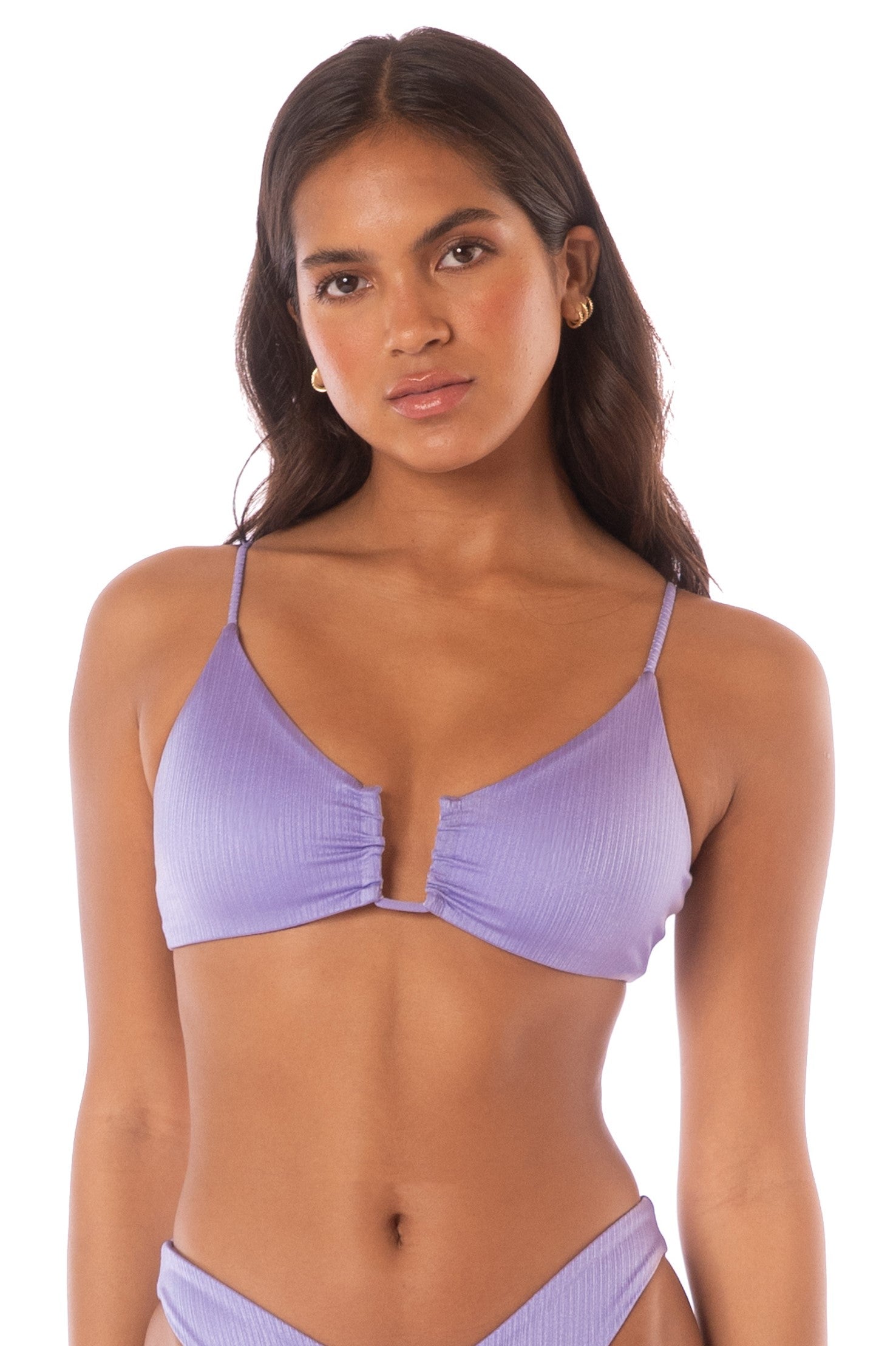 Lavander Wisteria Bia Bikini Top
