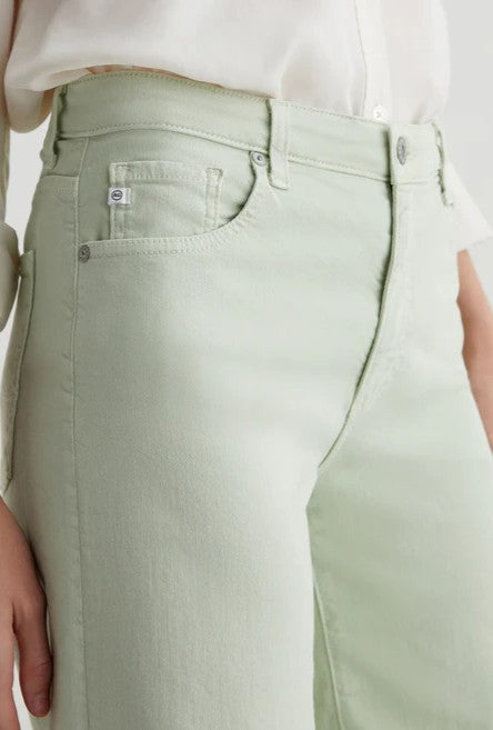 Saige Crop Wide Leg In Pistachio