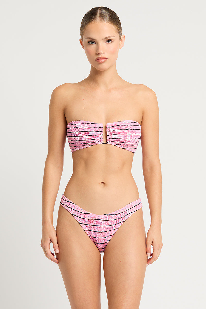 Pastel Pink Stripe Sign Brief