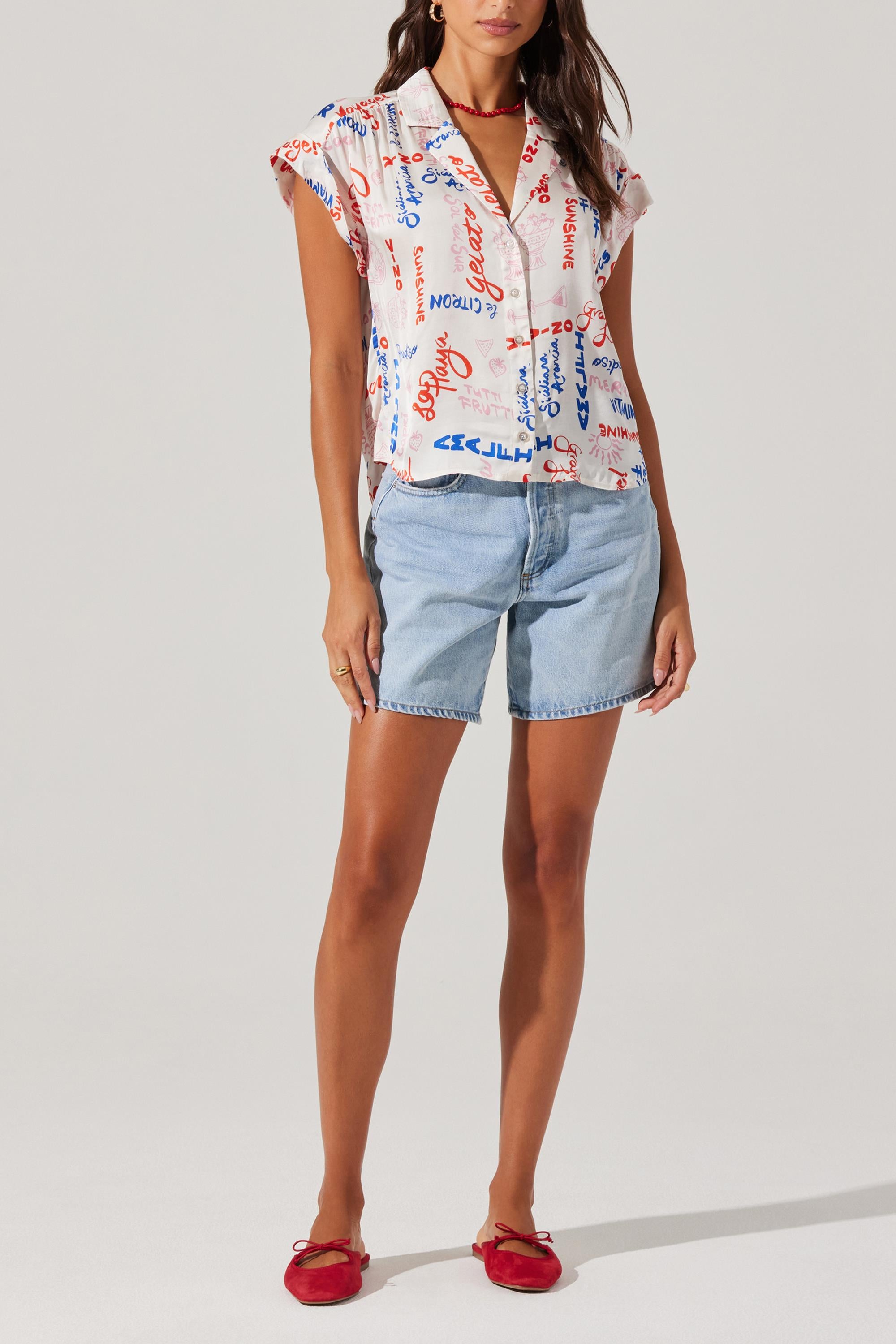 Callen Button Down Top