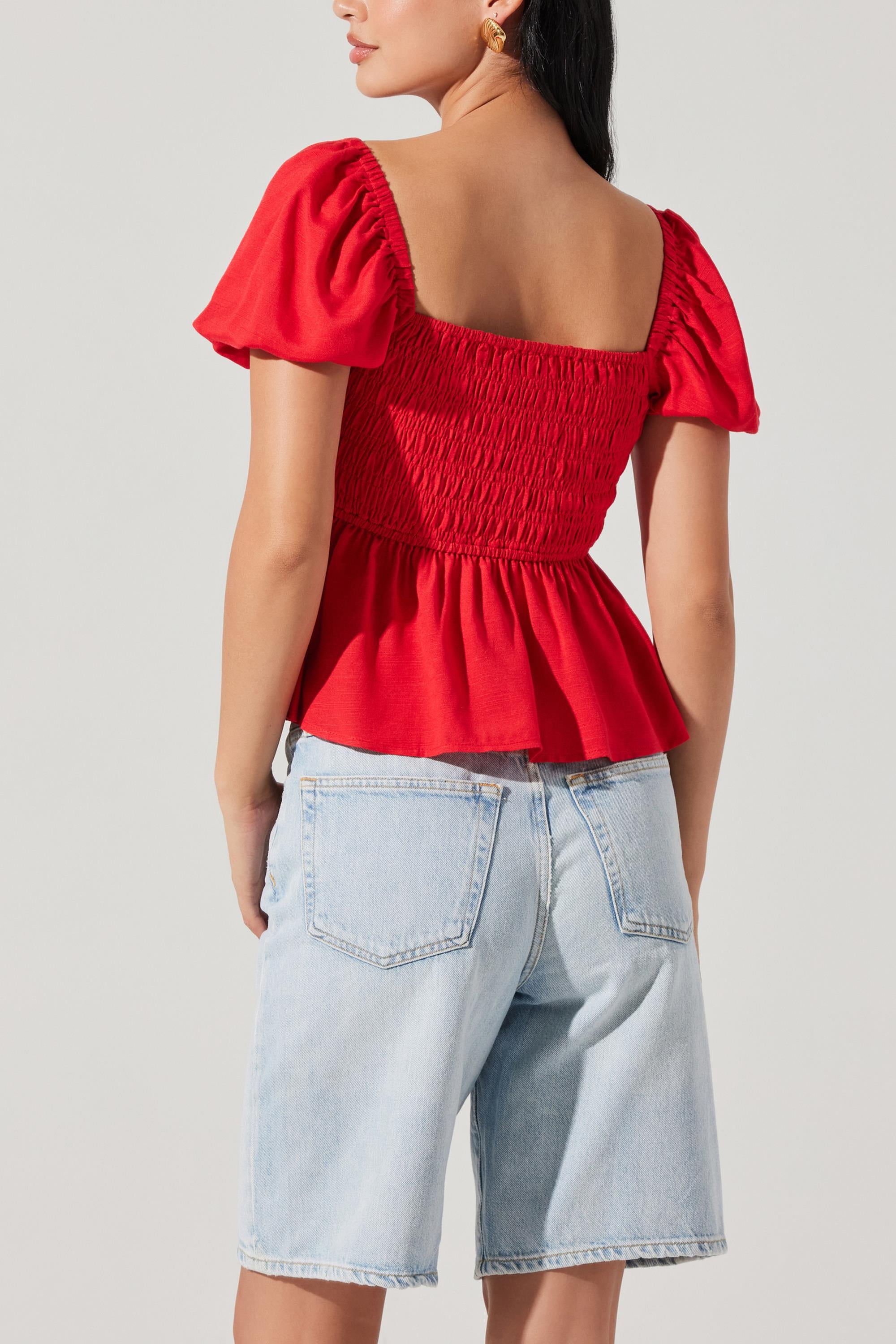 Darlene Puff Sleeve Top