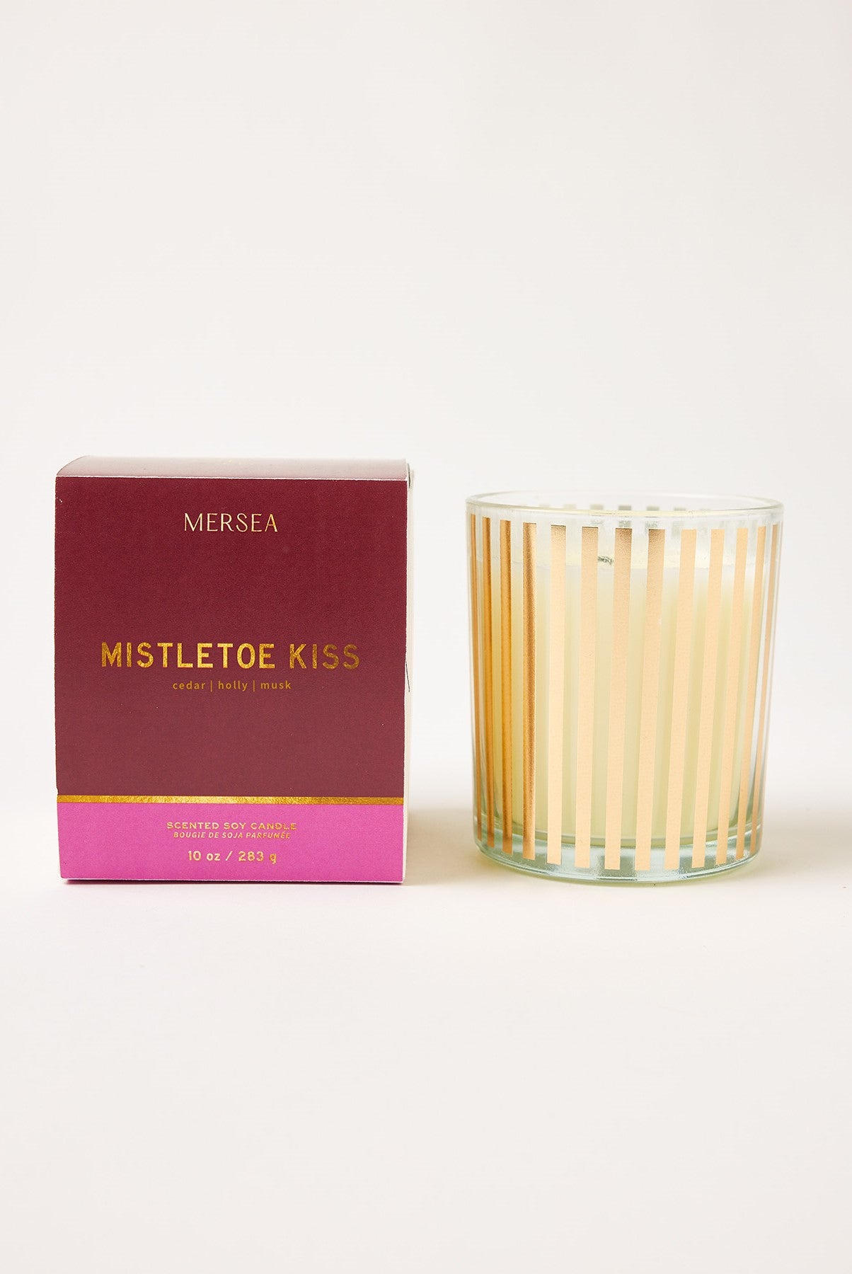 Holiday Boxed Candle Mistletoe Kiss