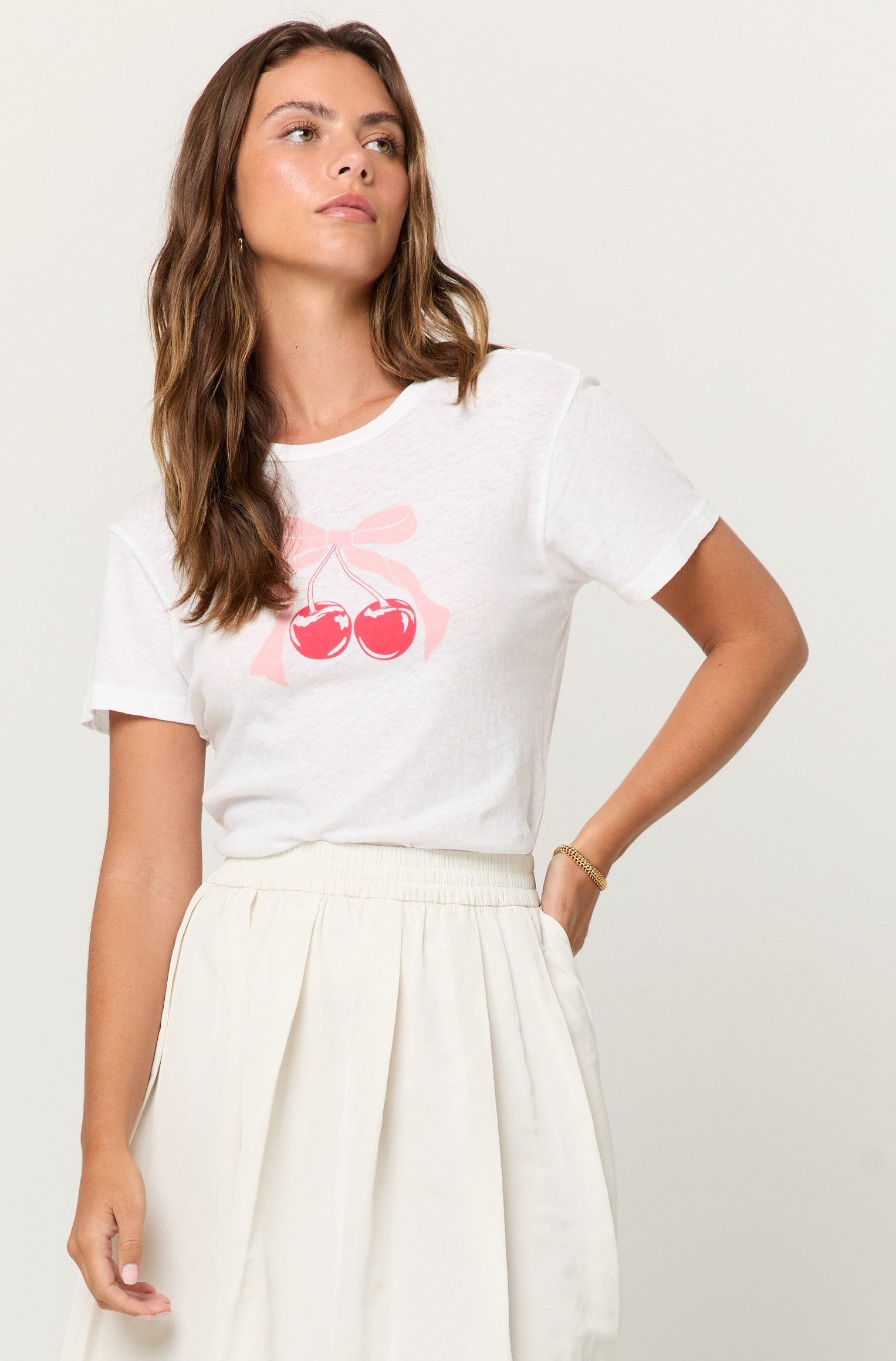Double Cherries Baby Tee