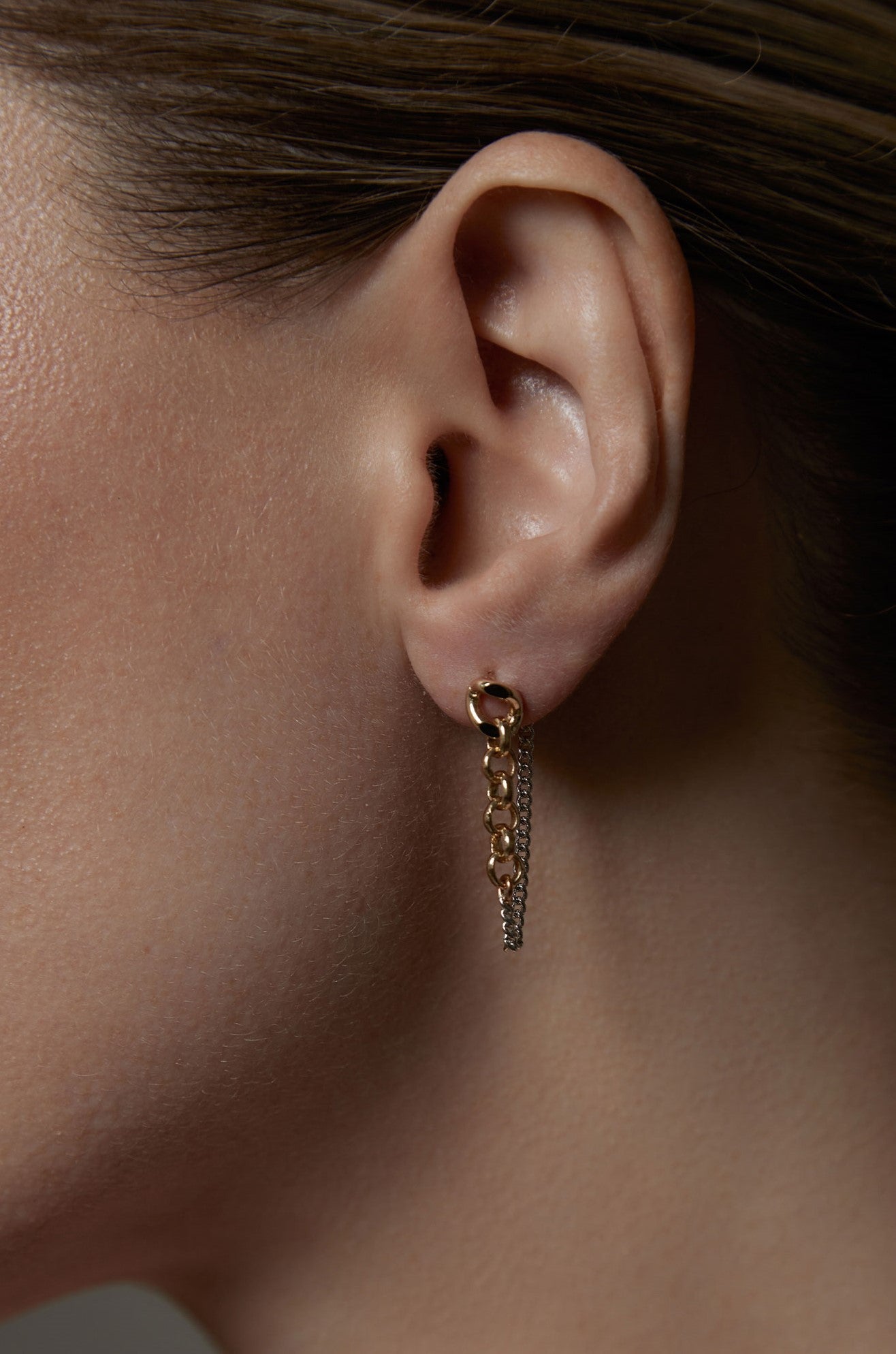 Gemini Chain Earring