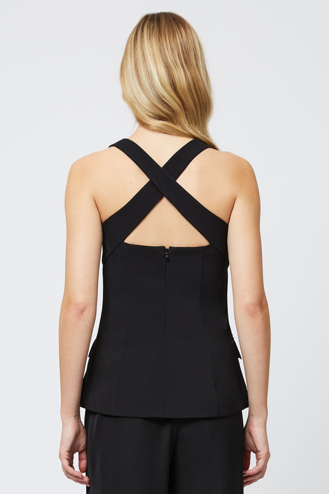 Harrie Suiting Halter Neck Top
