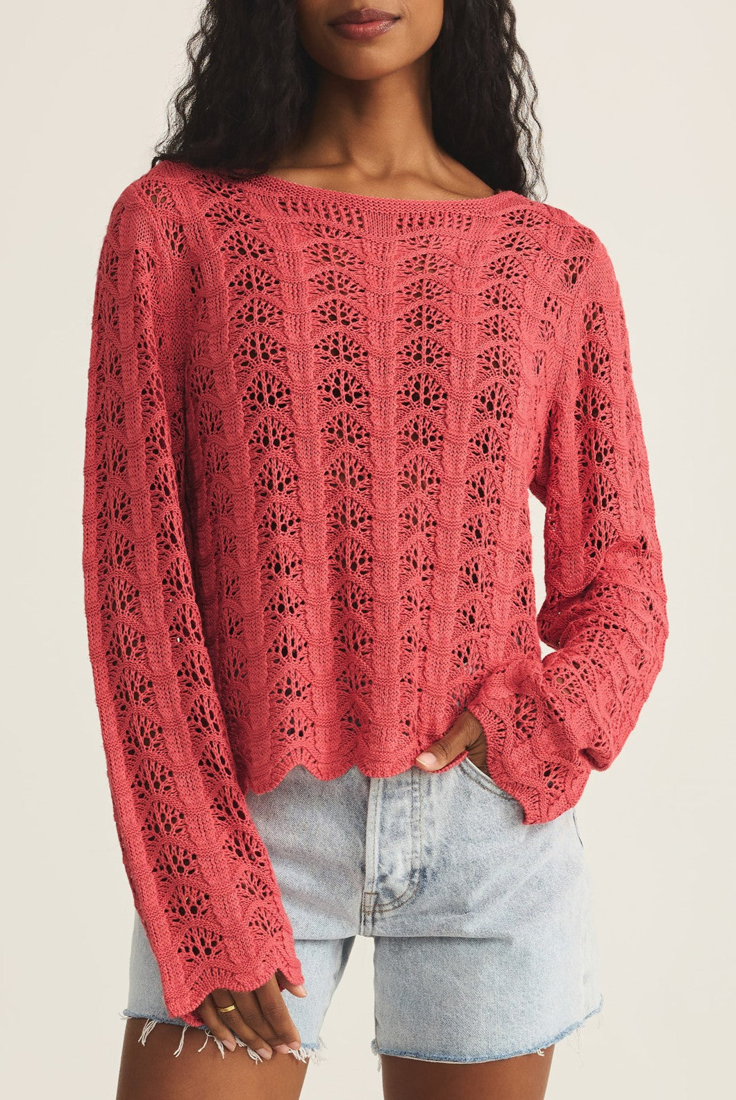 Azura Crochet Sweater