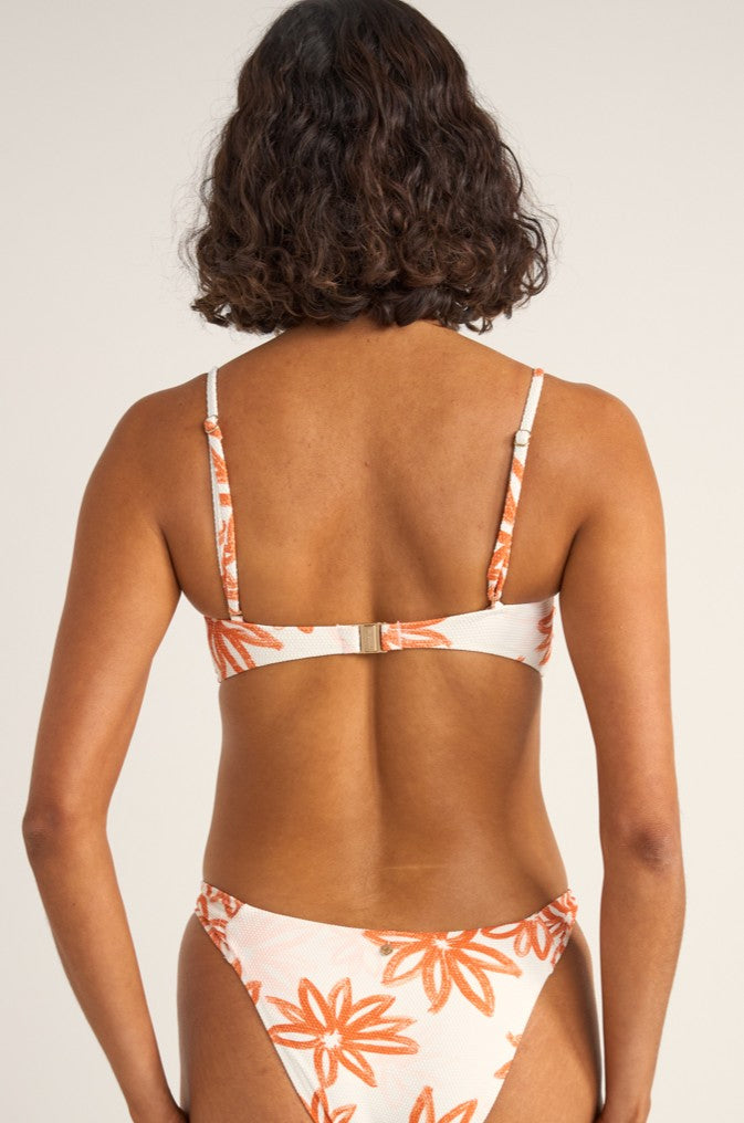 Sanctuary Floral Knotted Bandeau Top