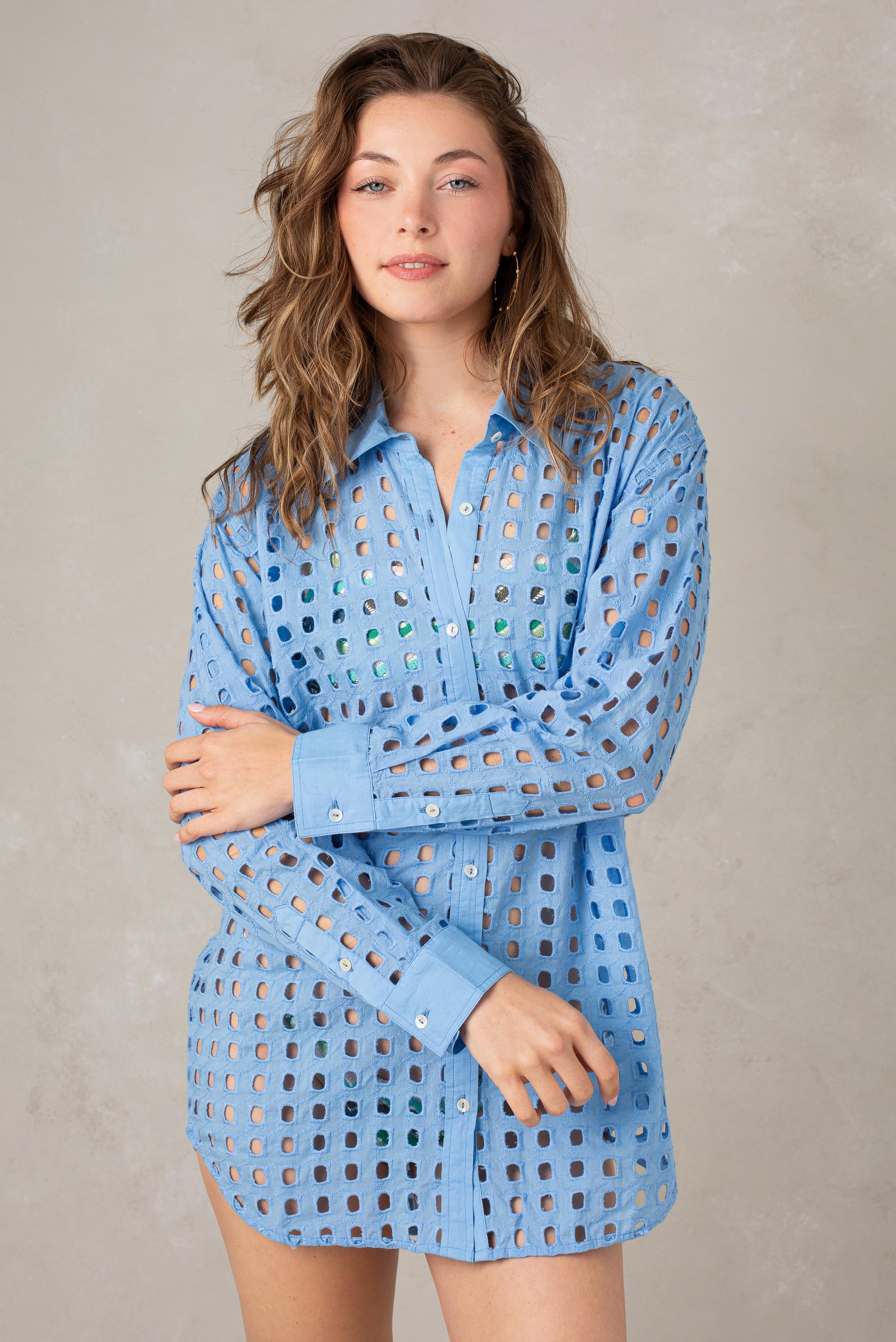 Bobi Button Up Shirt Cover-up