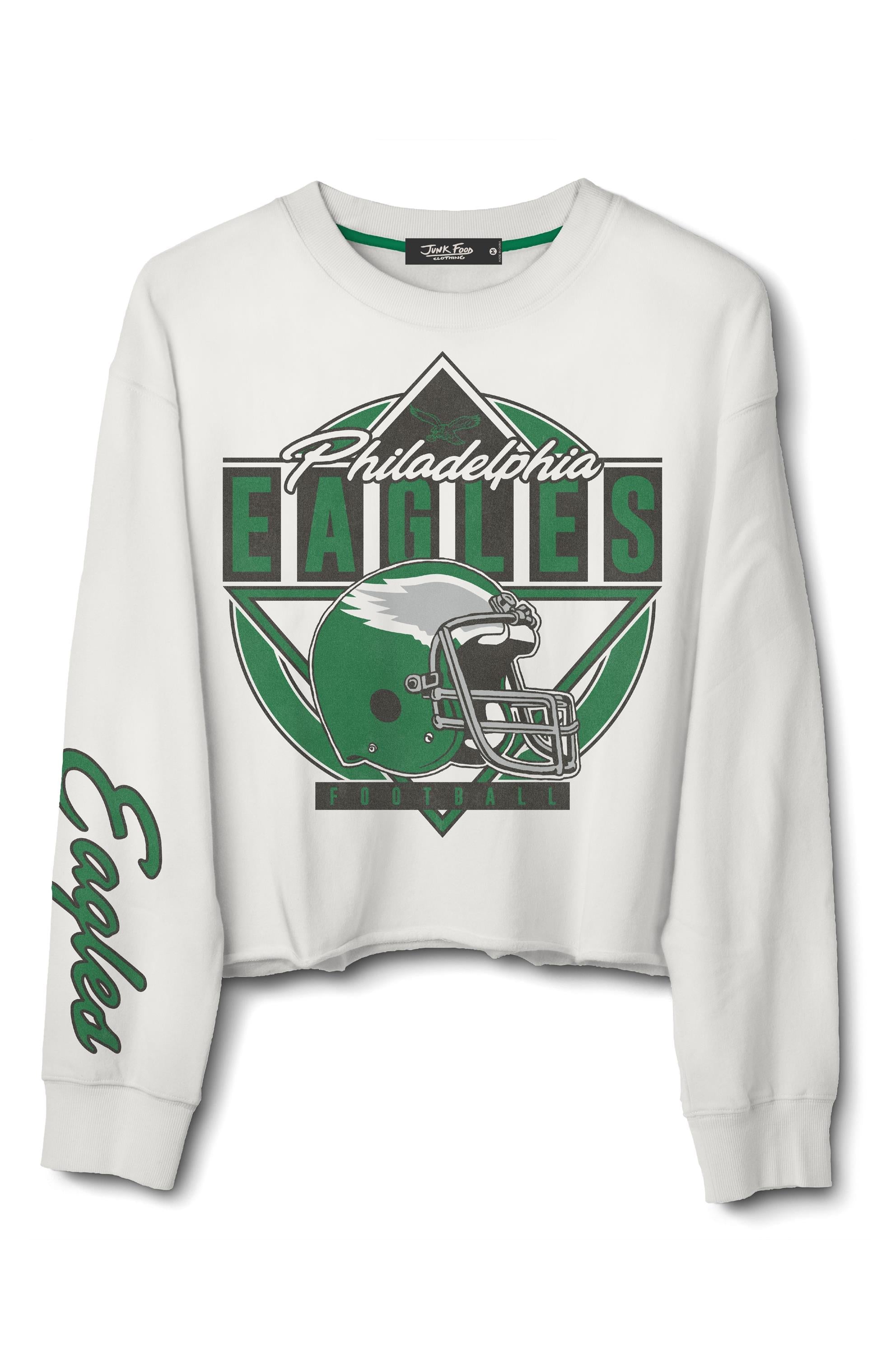 Eagles Helmet Crop Fleece