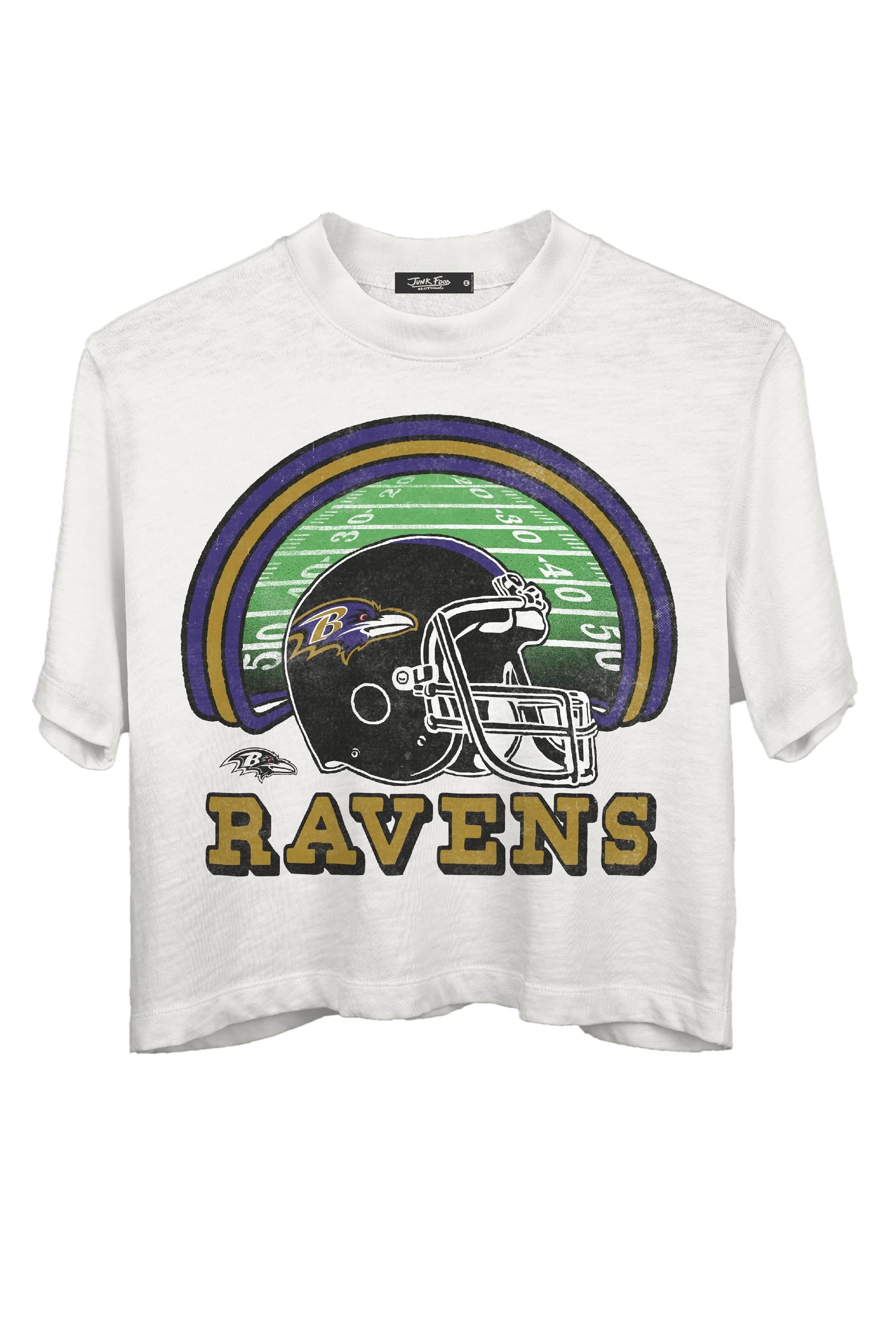 Ravens Game Time Mini Crop Tee