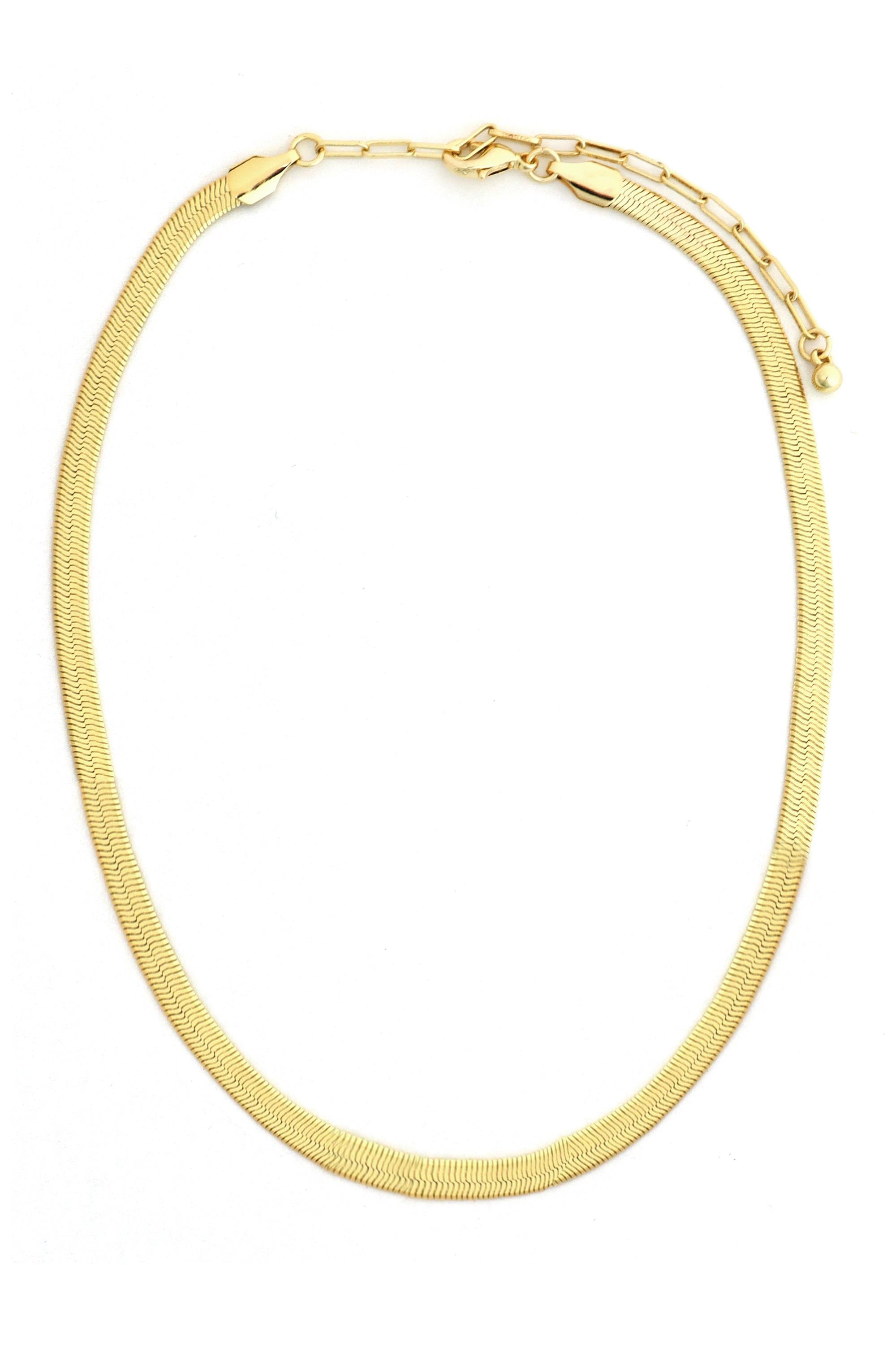 Gold Snake Chain Neck