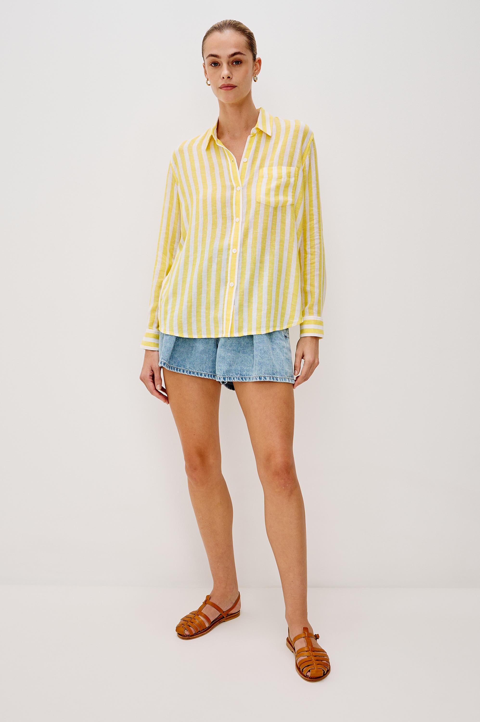 Charli Yellow Stripe