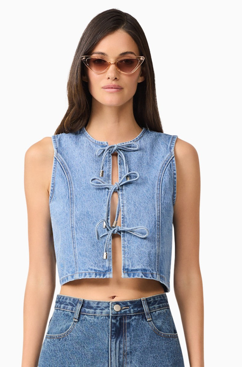 Adalynn Denim Vest