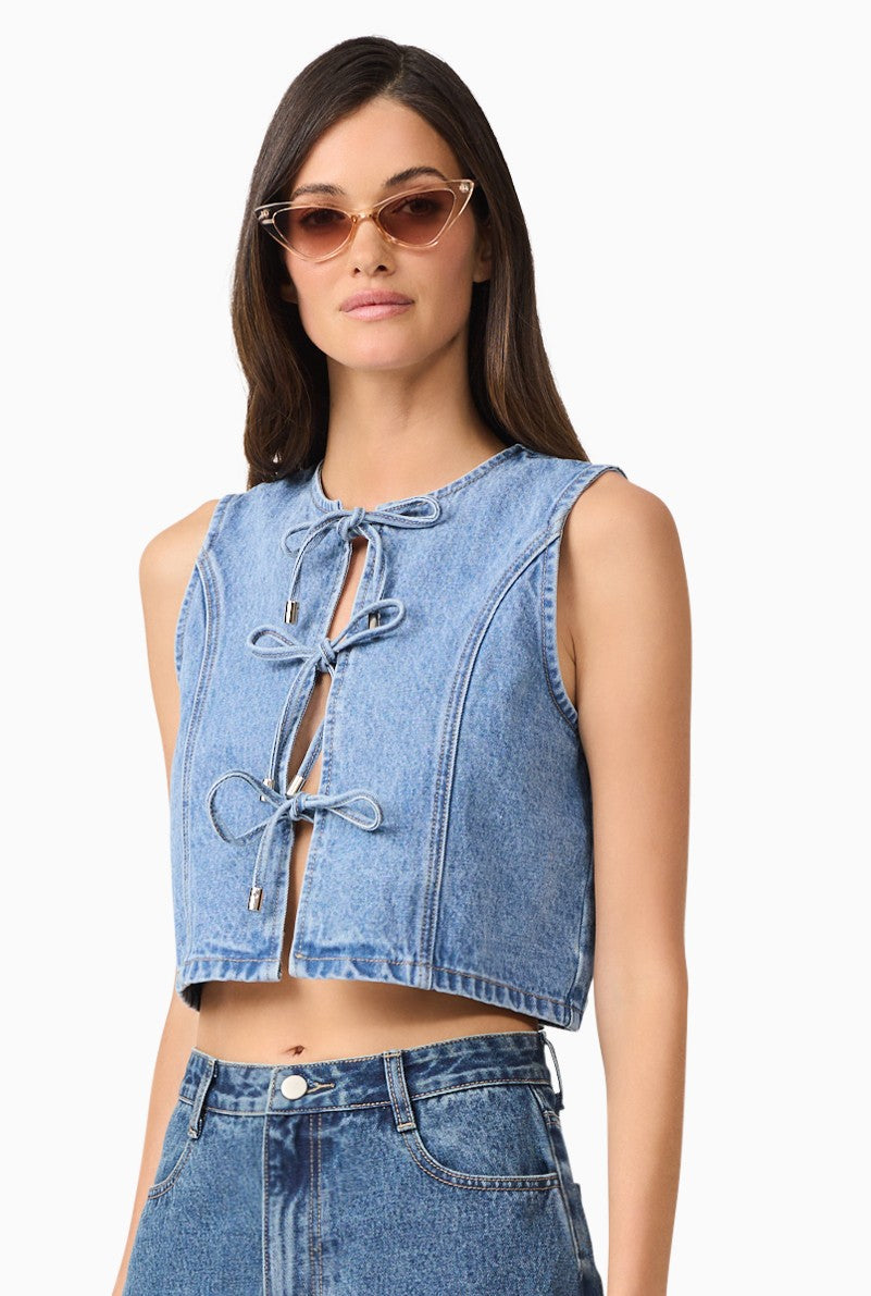 Adalynn Denim Vest